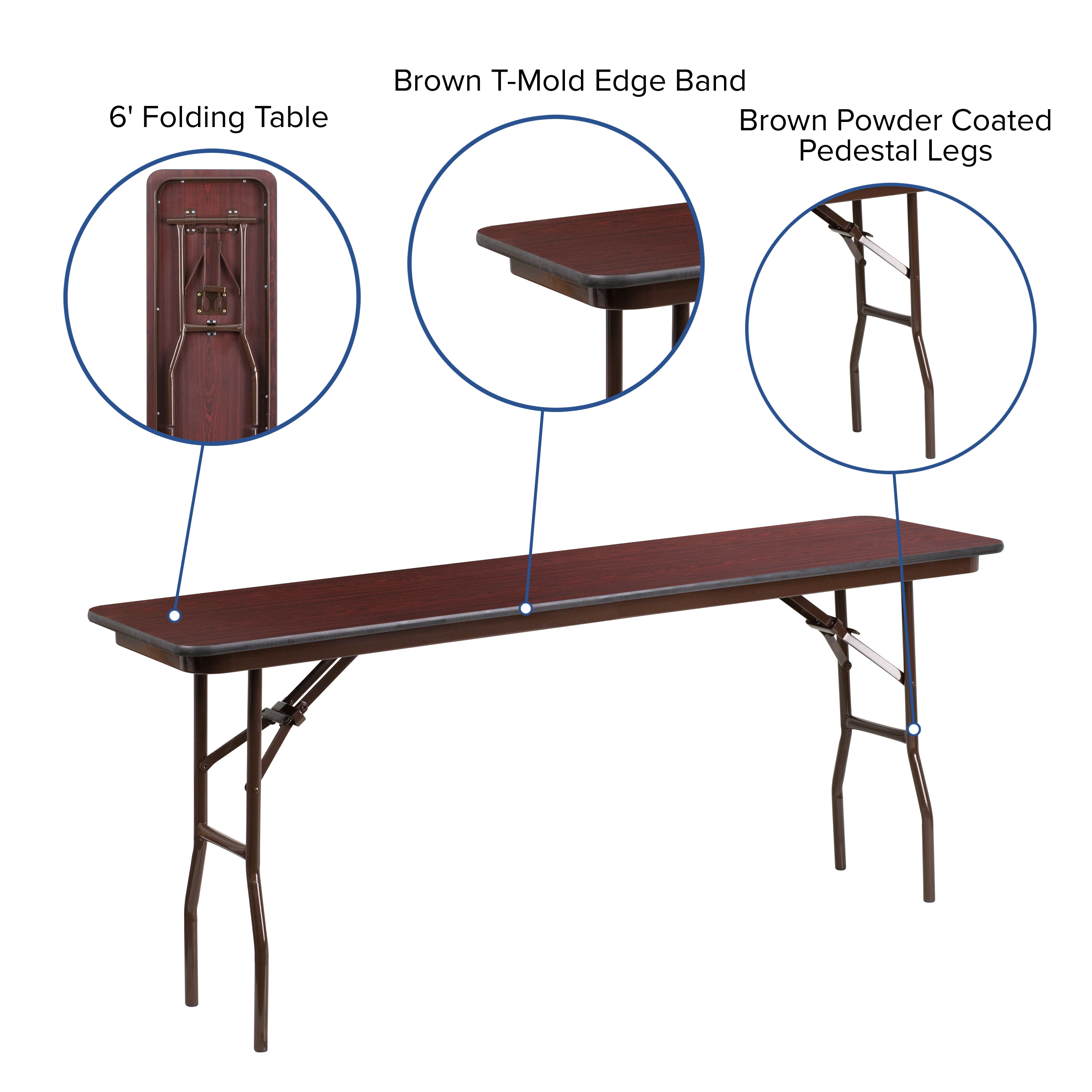 Flash Furniture 847254099387 Folding-Tables - View #5