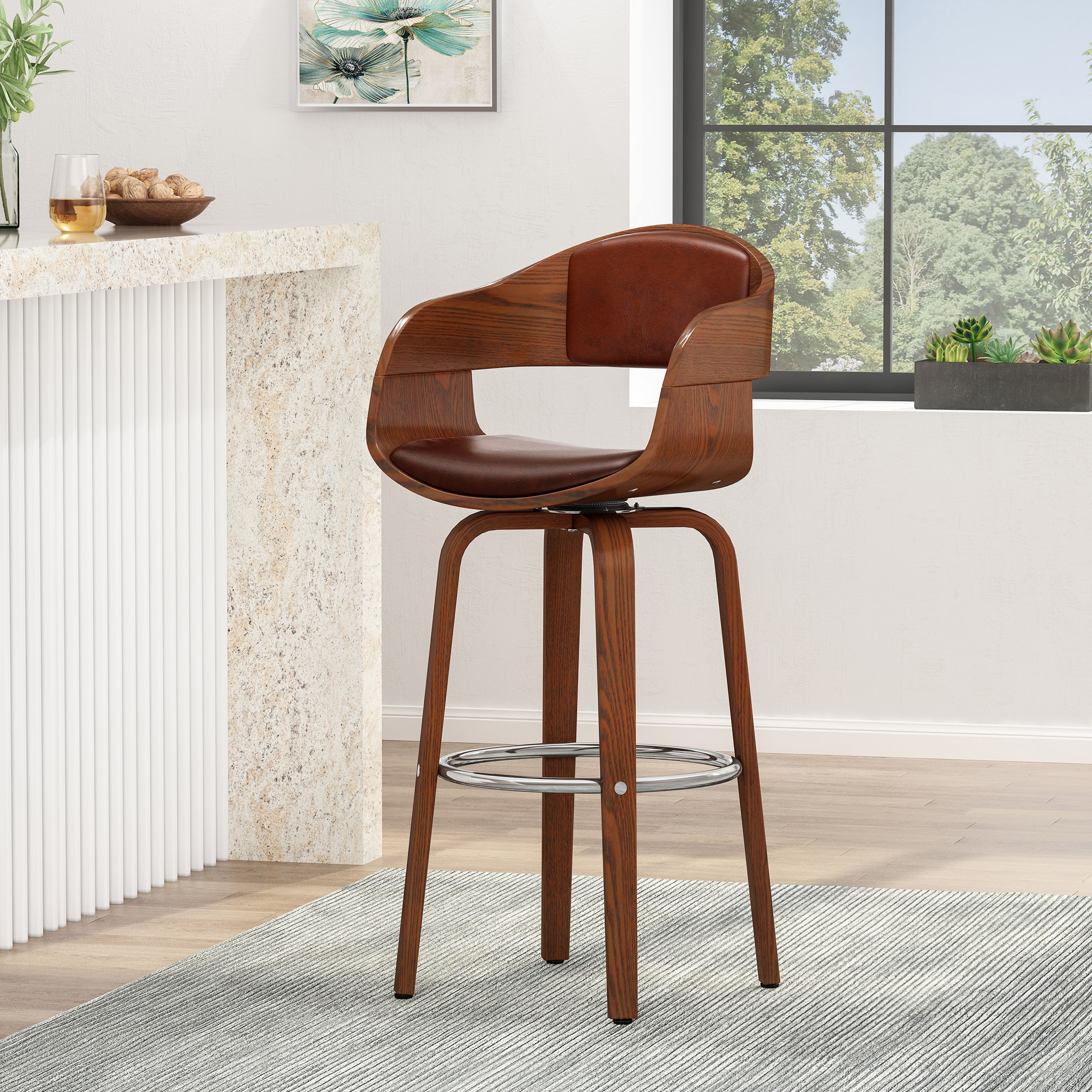 ModernLuxe L3P-67494.00PUCOGN bar stool