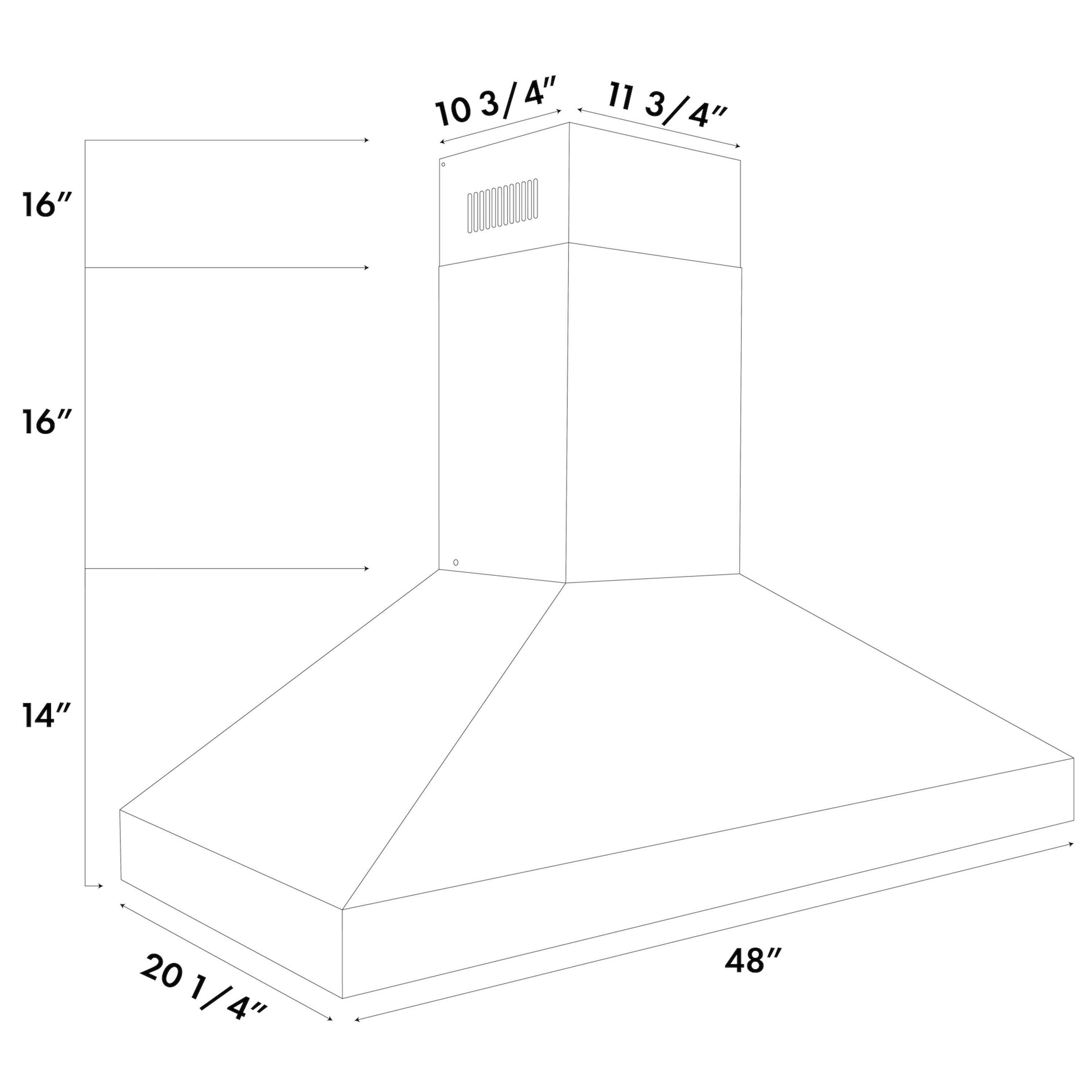 ZLINE KITCHEN & BATH 597-48 Wall-Mounted-Range-Hoods - View #11