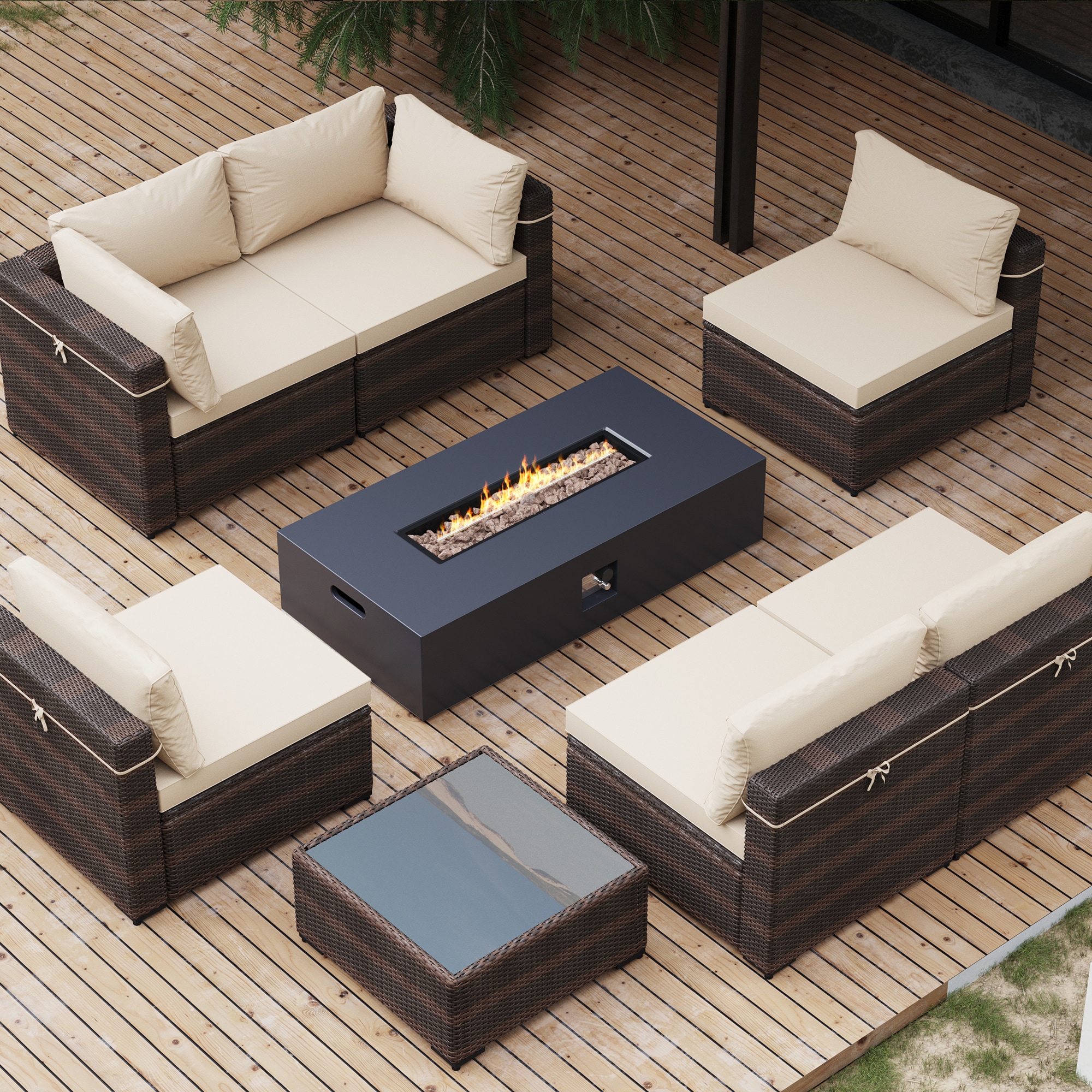 Patio Watcher SF123-B56DK Patio-Conversation-Sets - View #4