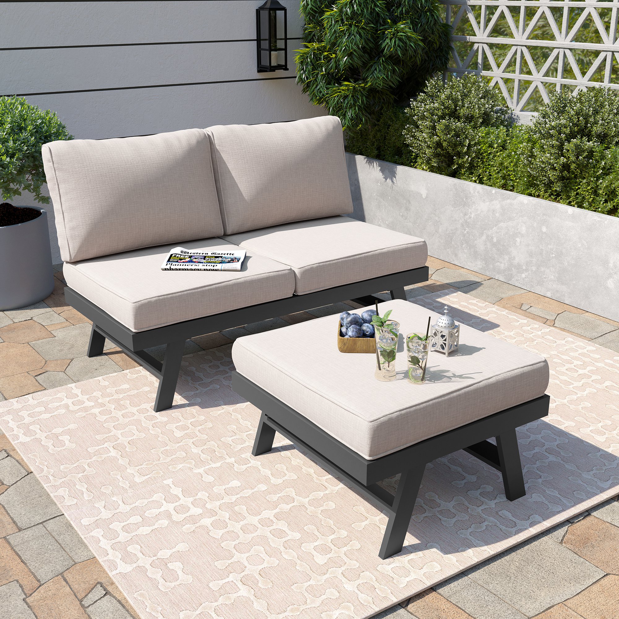Crestlive Products CL-SF004BEI Patio-Sofas-Daybeds - View #8