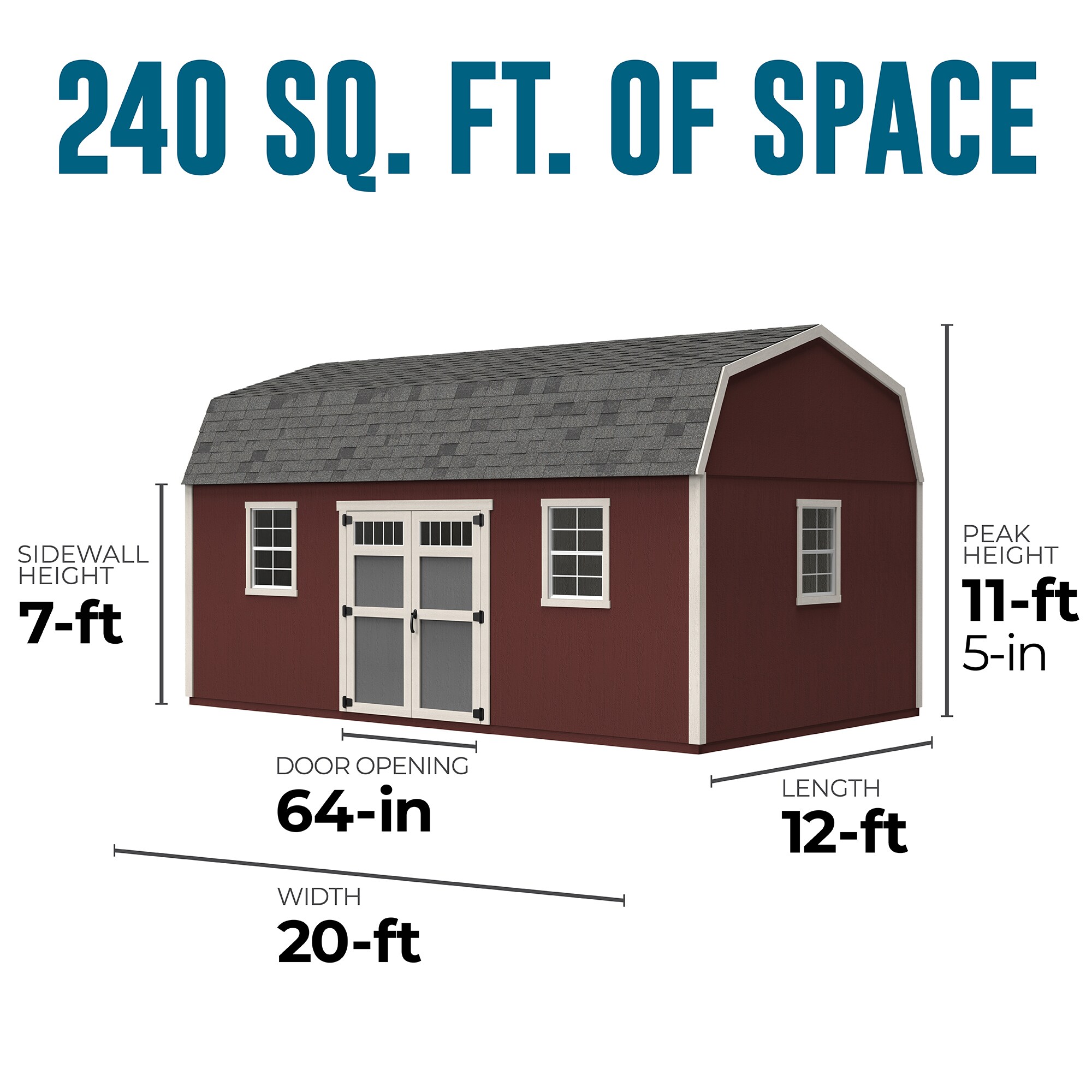 Heartland 63817-6 Wood-Storage-Buildings - View #4