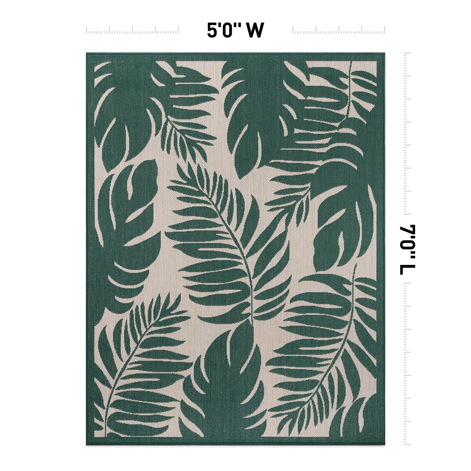 World Rug Gallery 113GREEN5X7 rugs - View #3
