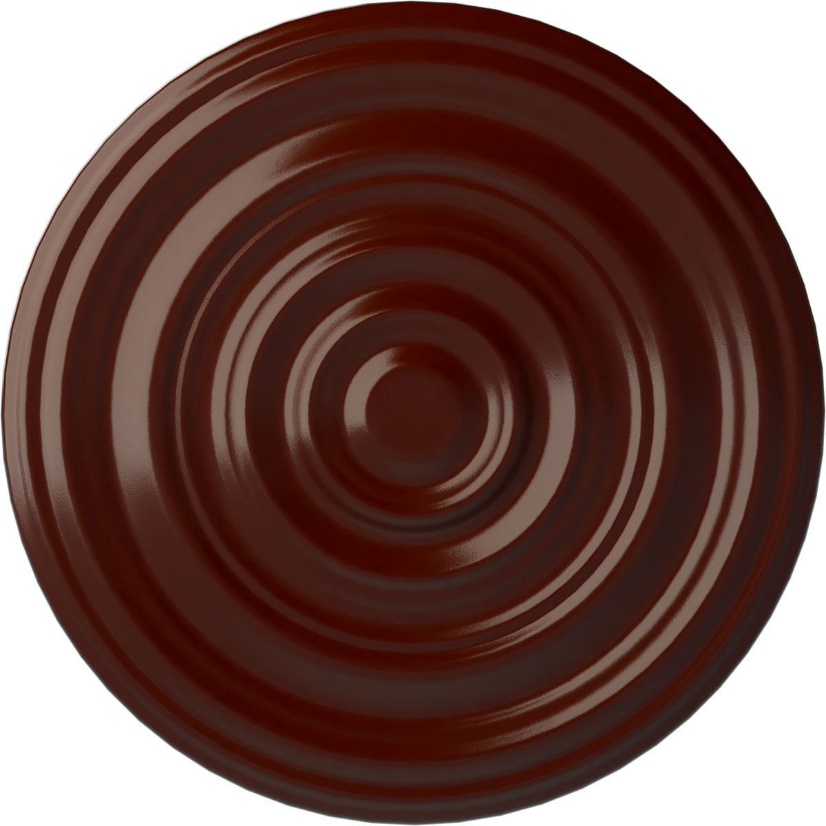 Ekena Millwork CM29CABMF Carton Smooth 29.125-in W x 29.125-in L Painted Brushed Mahogany Polyurethane Whole Ceiling Medallion