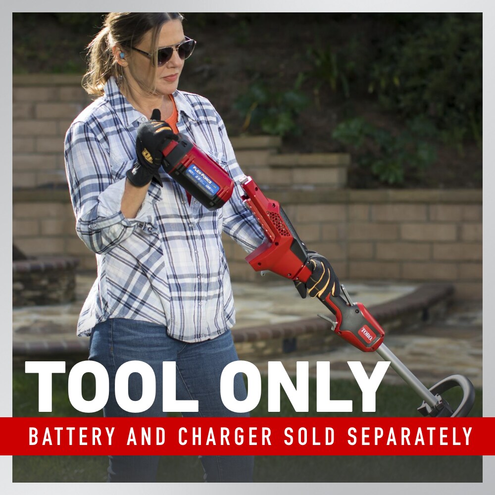 Toro Flex-Force 60-volt Max 16-in Straight Shaft Battery String Trimmer (Battery and Charger Not Included) 51830T Sansujyuku sansujyuku.com