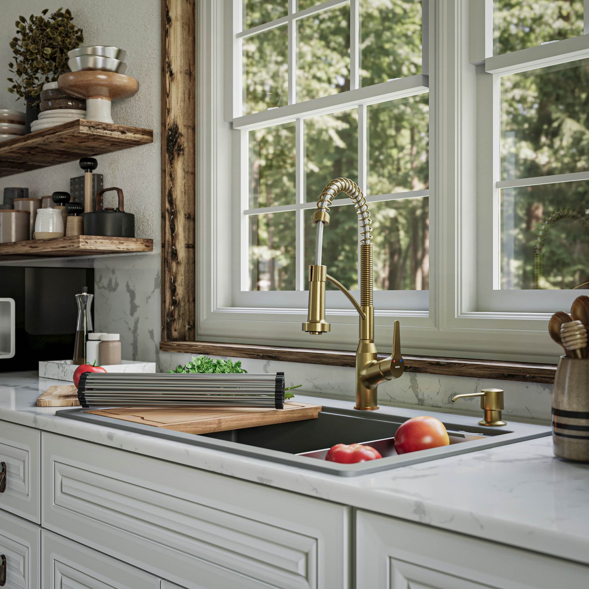 Karran QTWS-880-GR Kitchen-Sinks - View #8