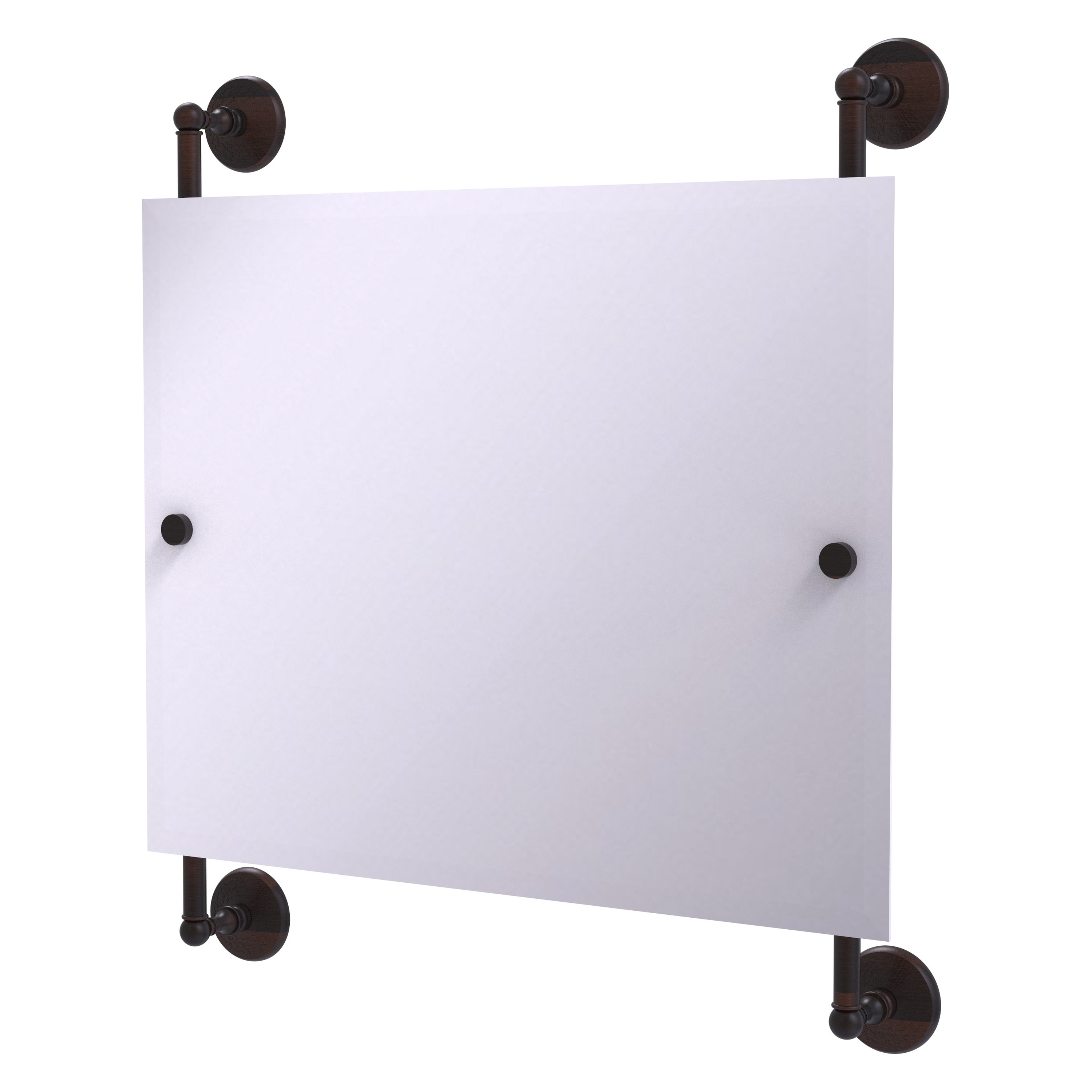 Allied Brass MC-27-93-VB Monte Carlo 26-Inches x 29-Inches Beveled Frameless Rectangle Bathroom Vanity Mirror ( Venetian Bronze )