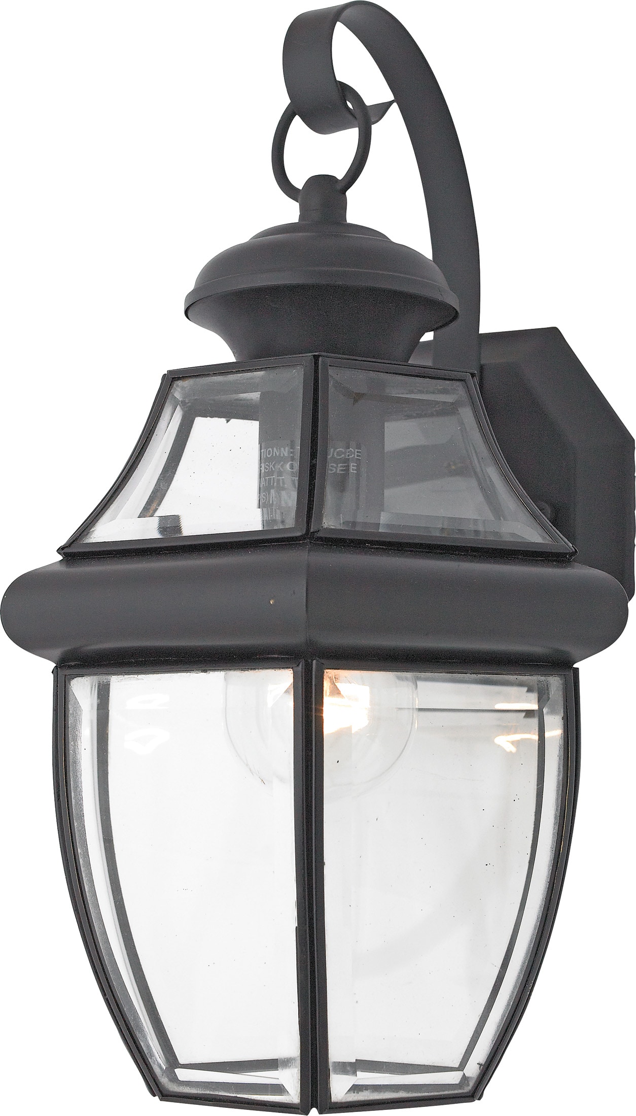Quoizel NY8316K Newbury 1 -Light 14.0-in H Black Hardwired Outdoor Wall Light