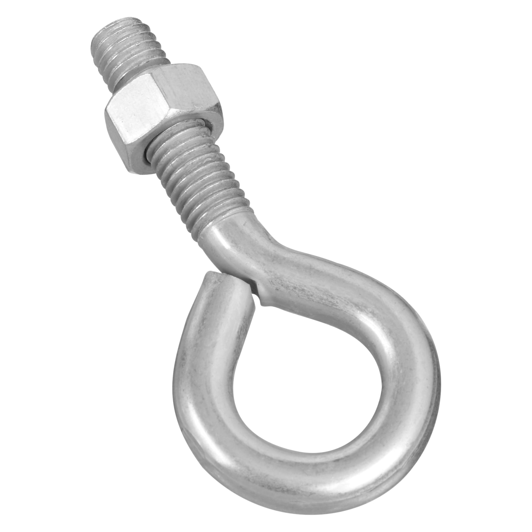 Bolt Depot - Screw eyes, Zinc plated steel, 210-1/2 (1/4 I.D.)