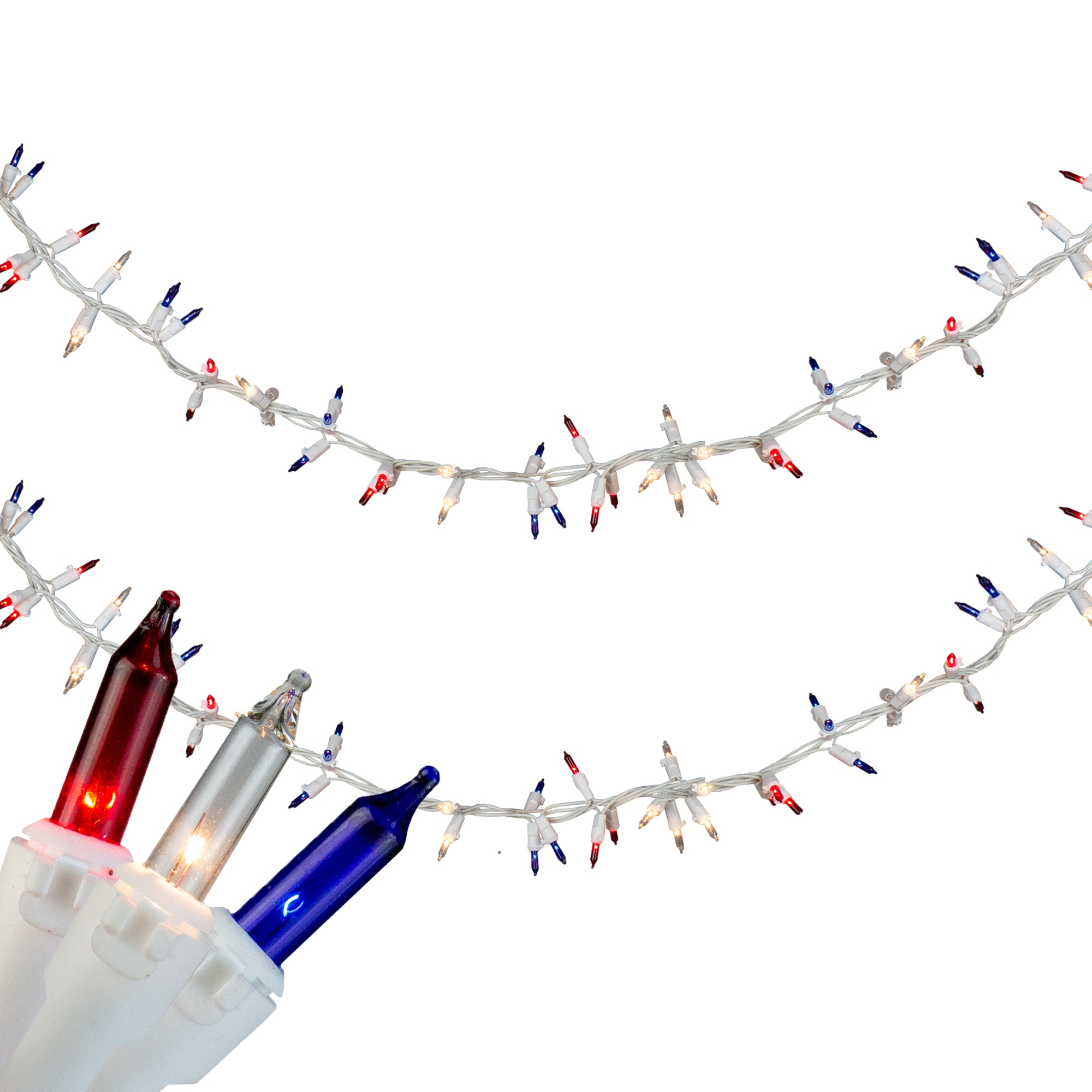 Northlight 34175114 Glass Indoor/Outdoor Light USA starburst 4th of July Decor