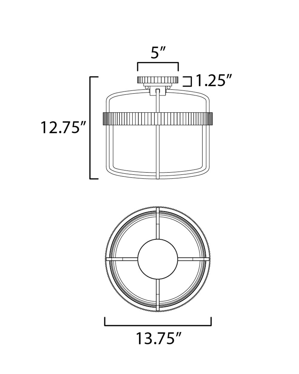 Maxim Lighting 32650SWBKAB flushmounts - View #5