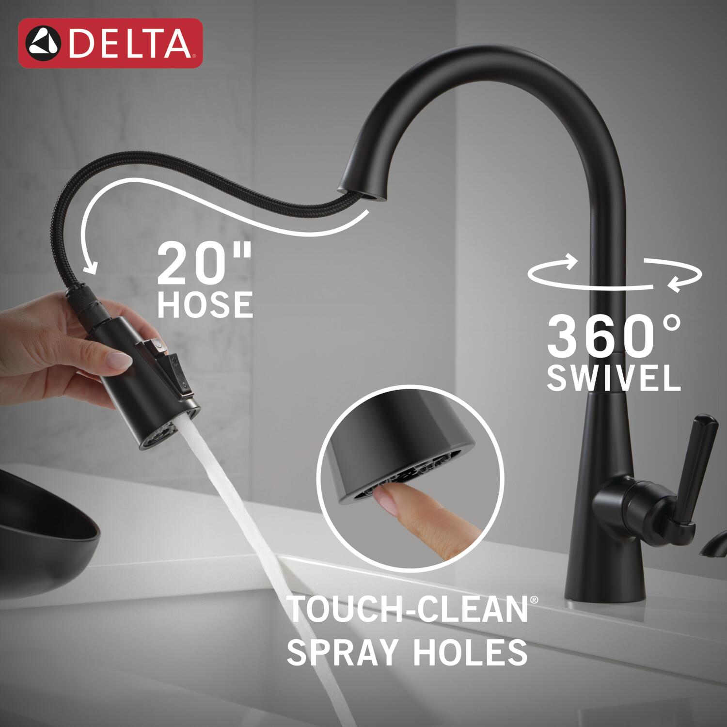 Delta 19893Z-BLSD-DST Kitchen-Faucets - View #6