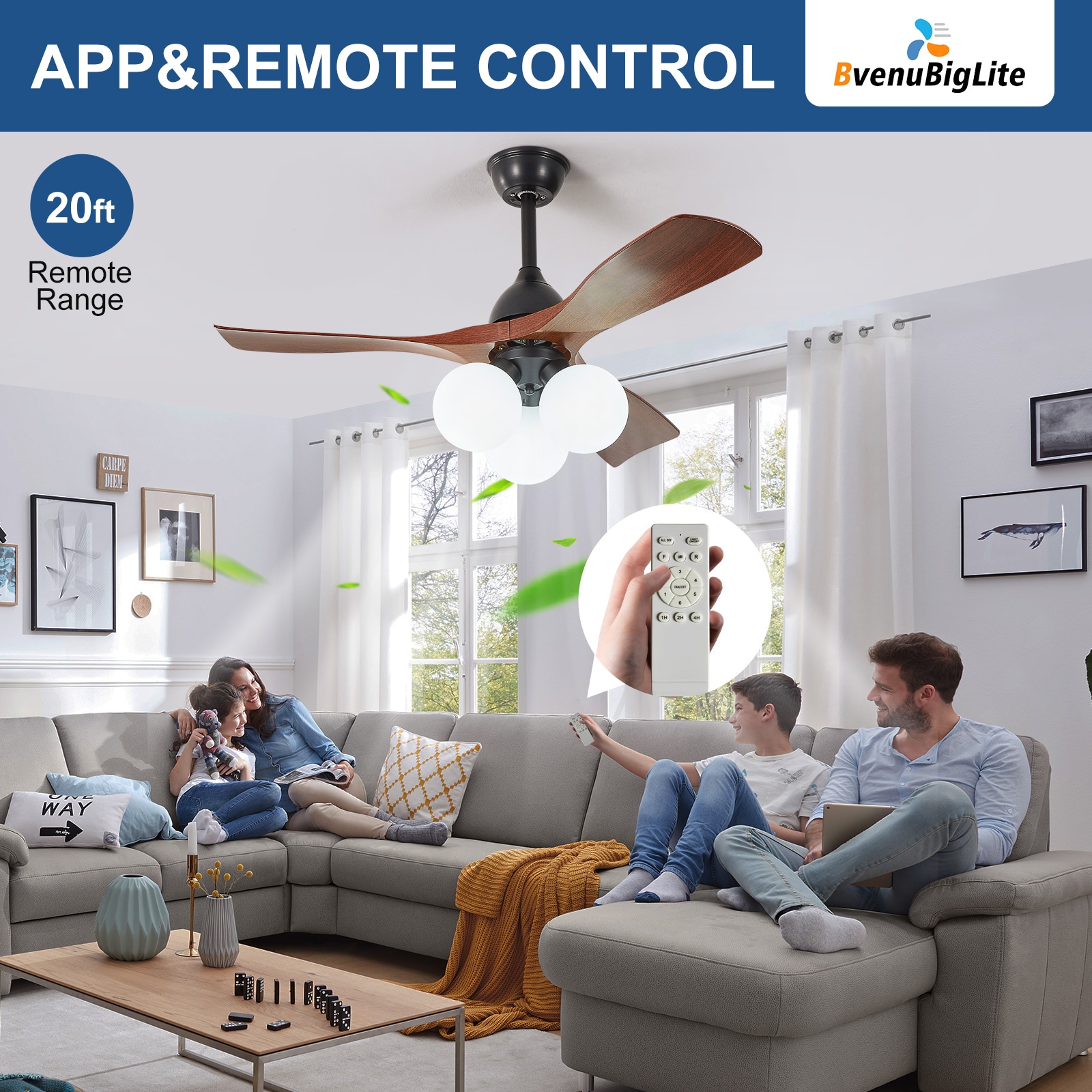Dovanpaul 231-42A-BR Ceiling-Fans - View #4