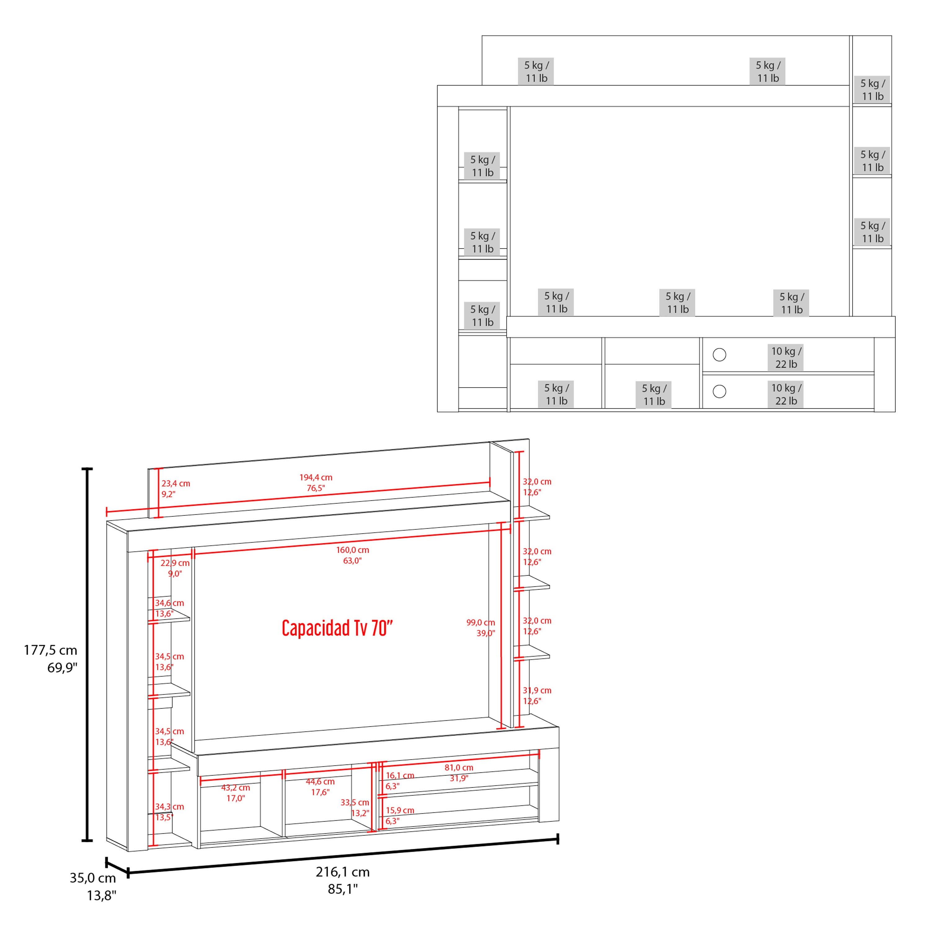 LOVMOR SF-X-B070S00404 Tv-Stands - View #3