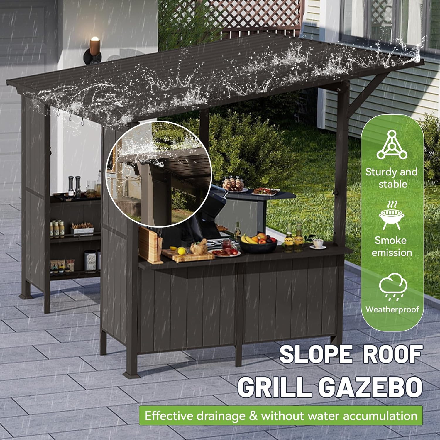 ToolCat LS2-59-HW Wood-Resin-Gazebos - View #5