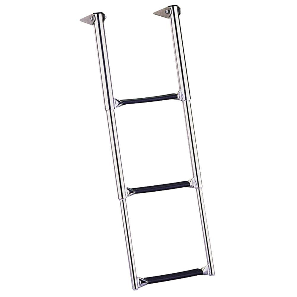 Garelick 19616-61 Over-Platform Telescoping Drop Ladder - 3-Step