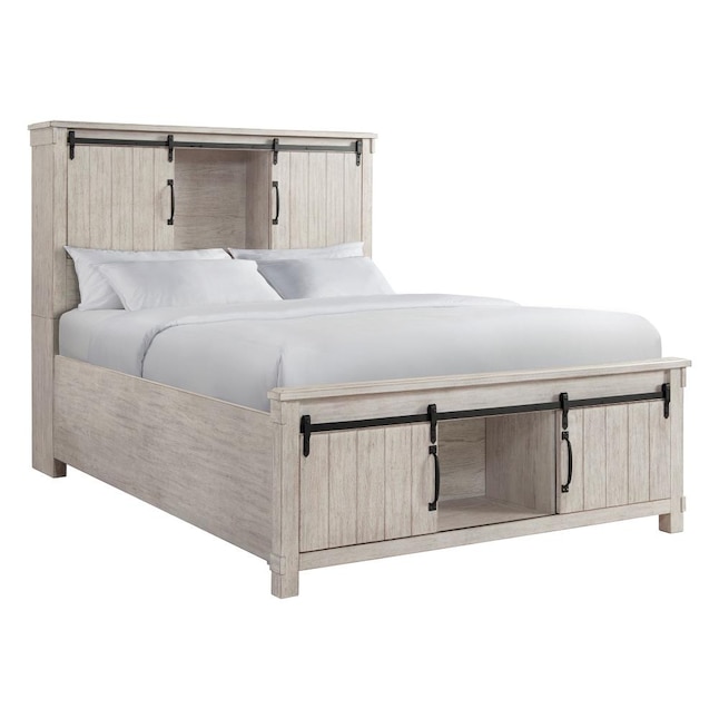 Picket House Furnishings Jack White, White Queen Size Headboard With Storage