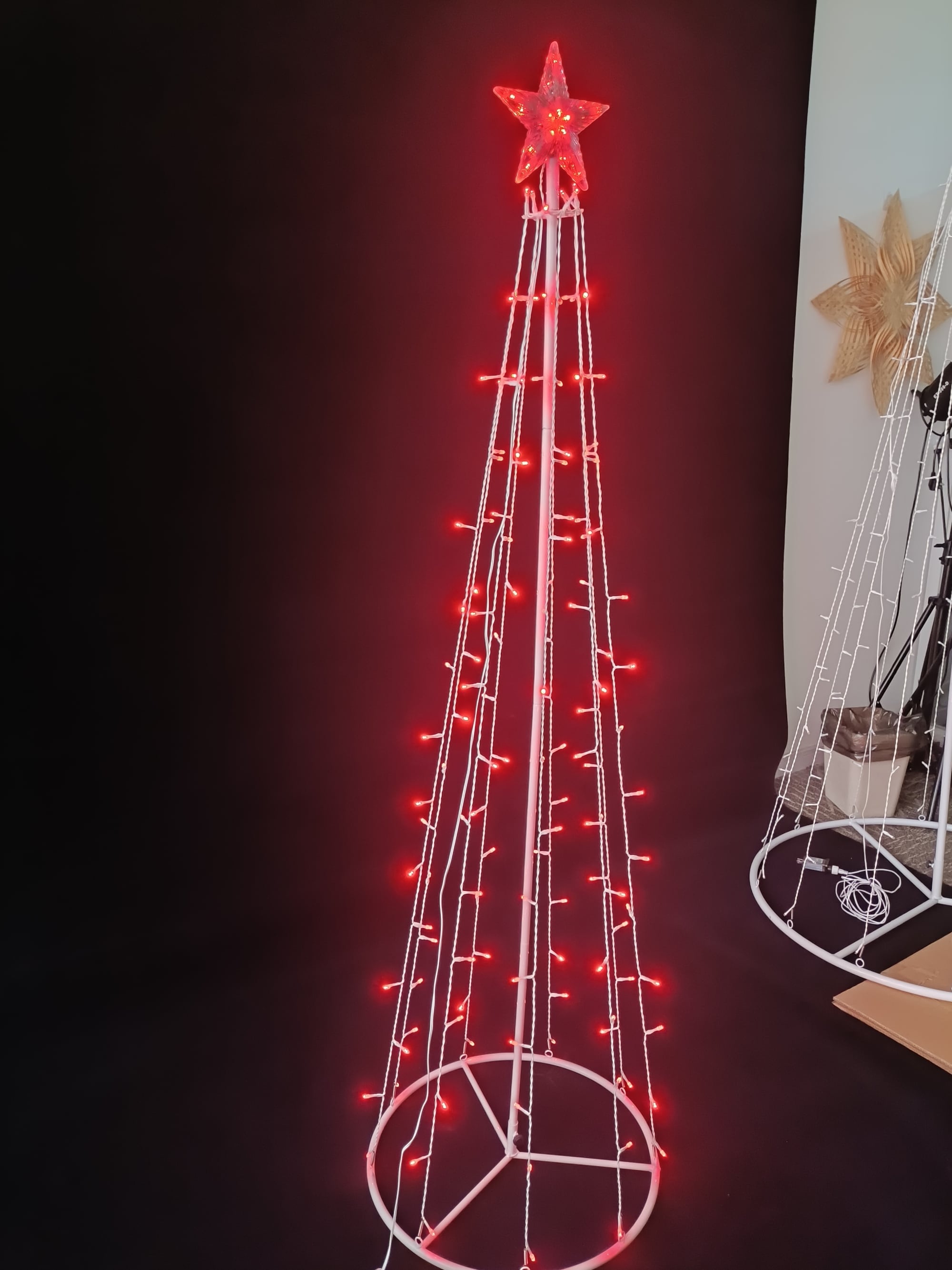 Hi-Line Gift 37510-RD Artificial-Christmas-Trees - View #3