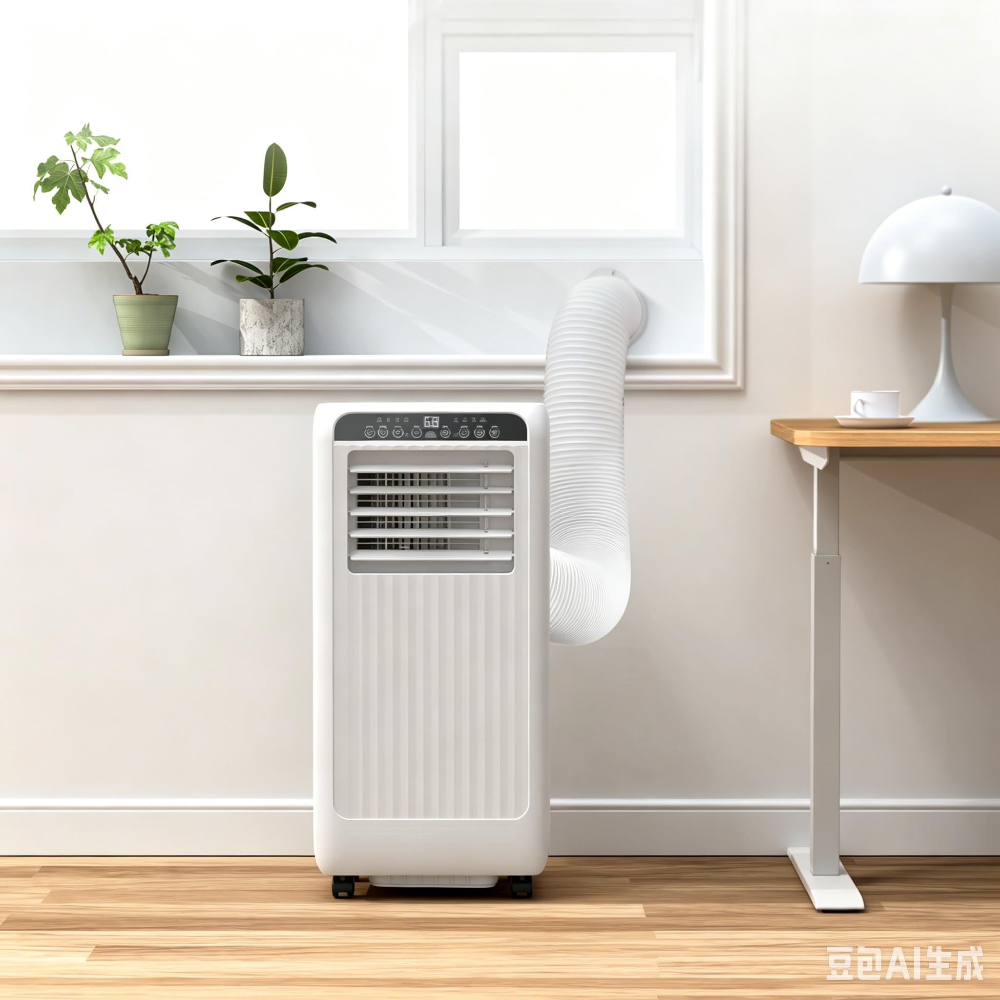 DEXSO 8000 BTU 4-In-1 Portable Air Conditioner 350 Sq Ft Black