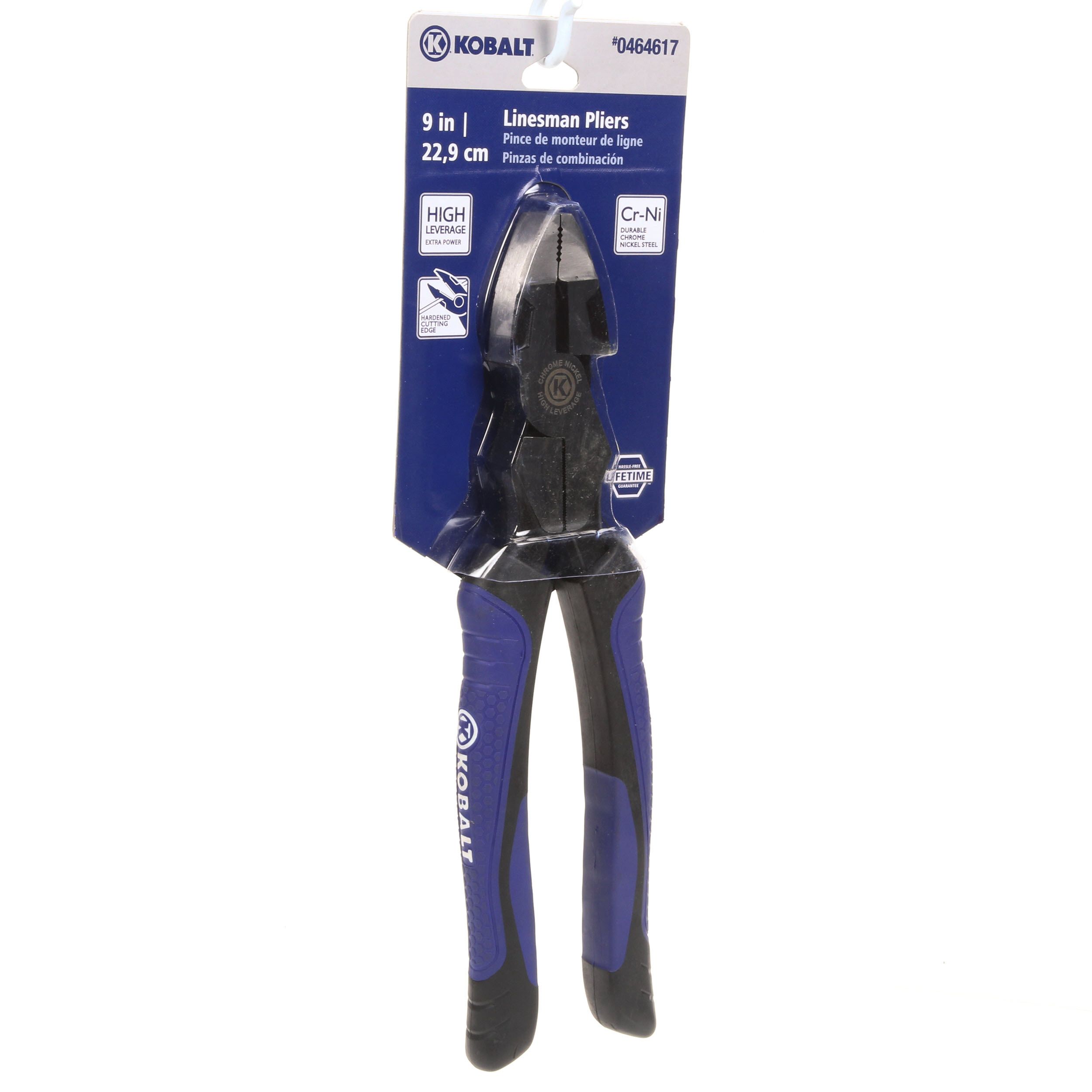 Kobalt 9-in Home Repair Lineman Pliers with Wire Cutter in the