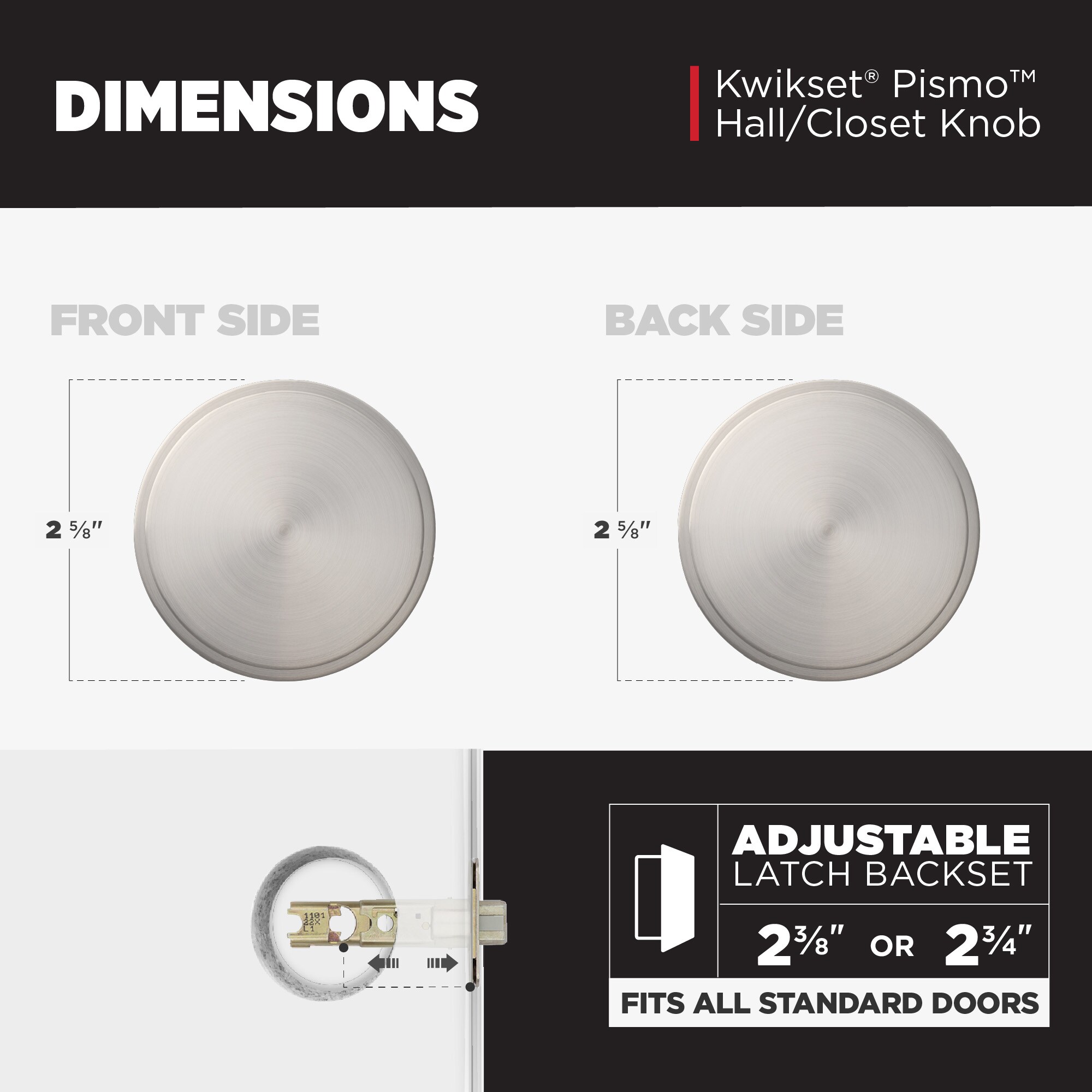 Kwikset Signature Series 720PSK RDT 15 CP Door-Knobs - View #8
