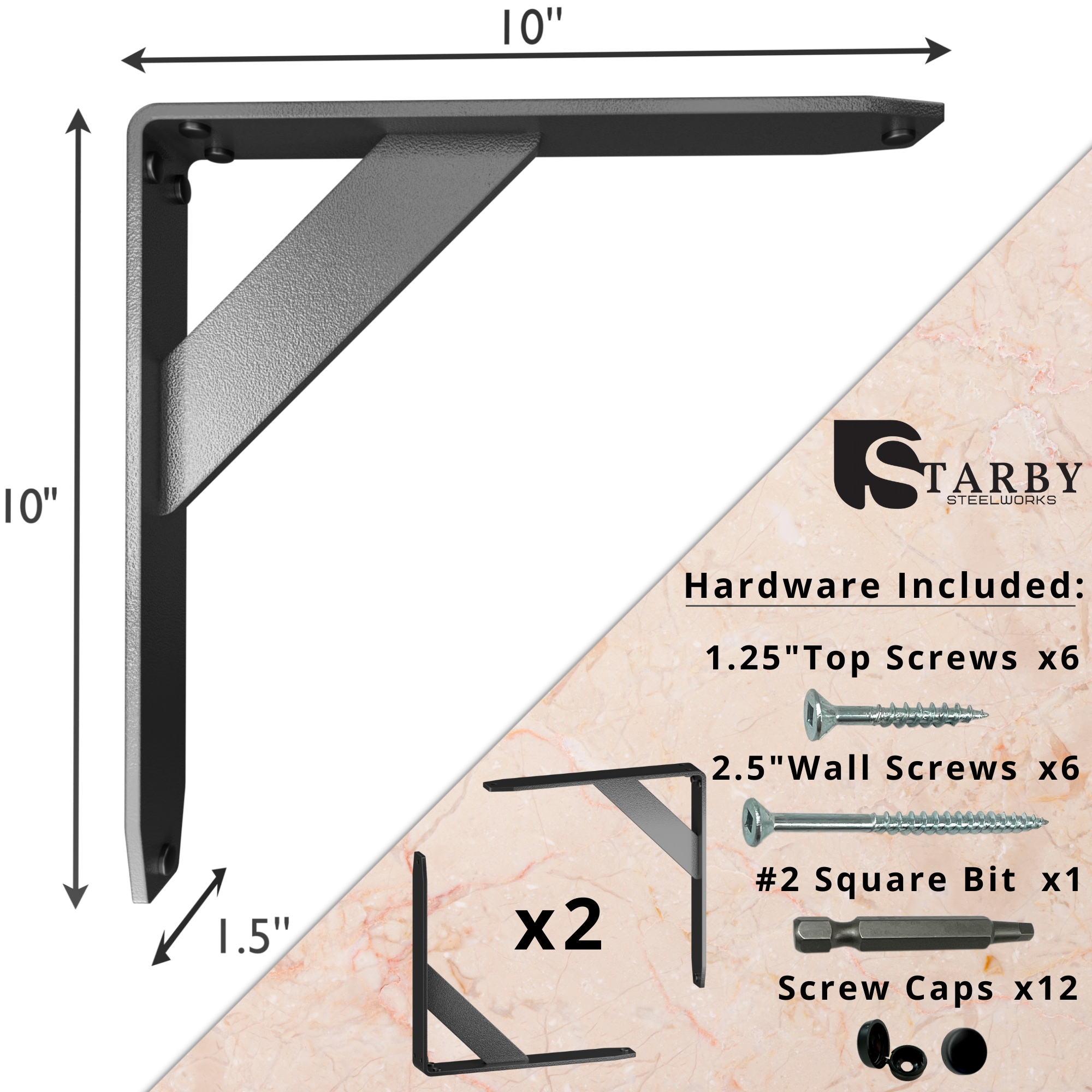 STARBY SB-JETSTREAM-10-2 Shelving-Hardware - View #2