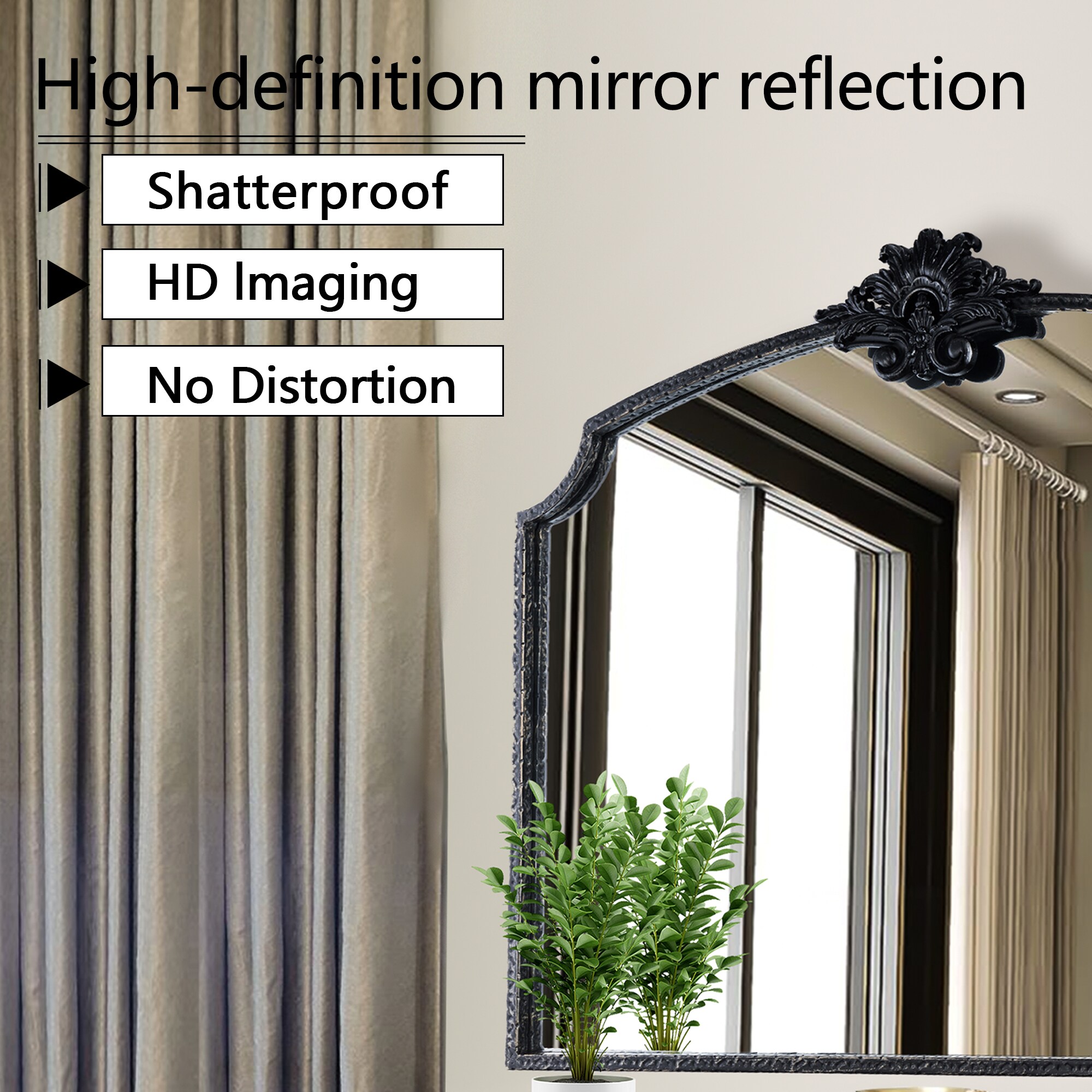 Maxax 31001-BK Decor-Mirrors - View #7