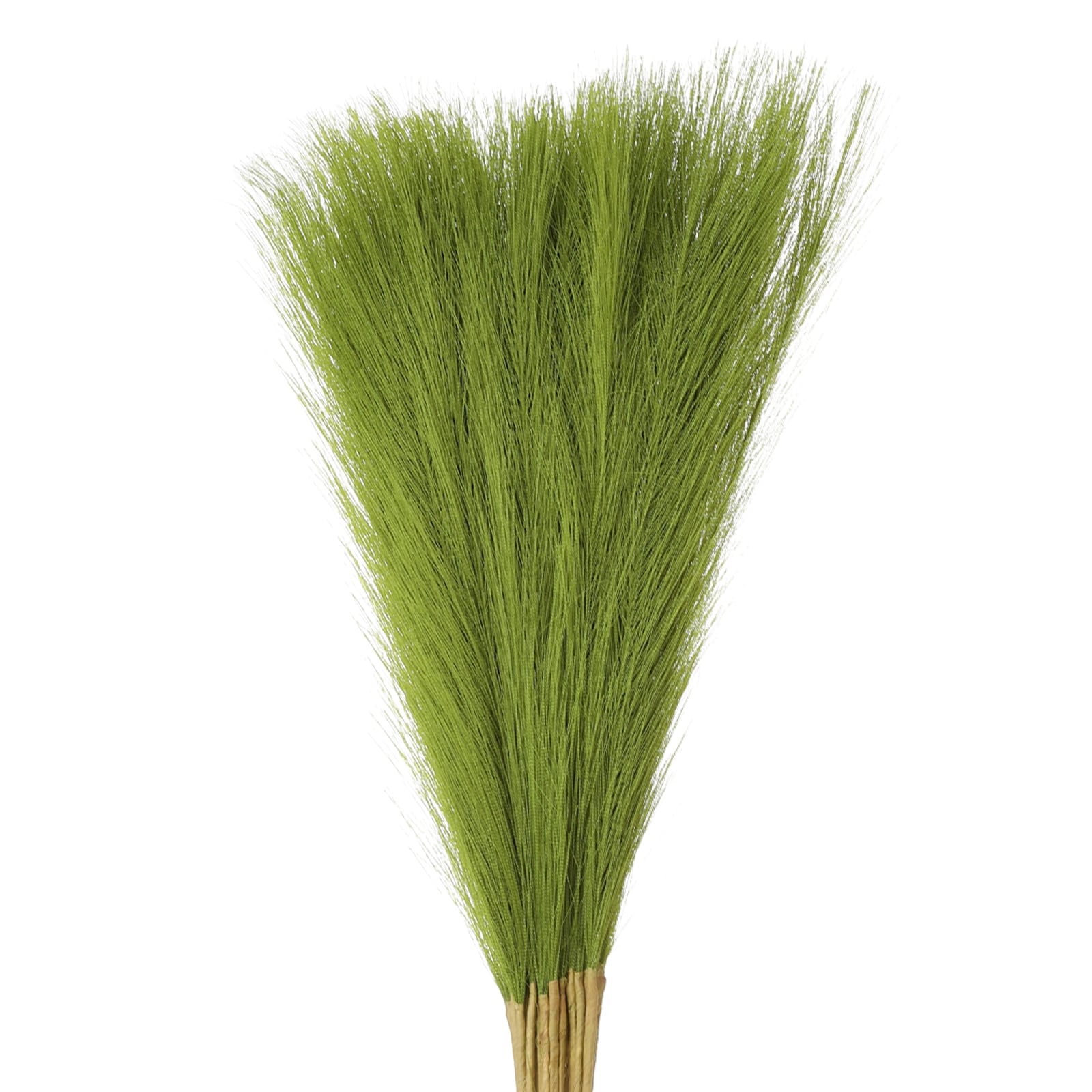 Unique Bargains - 35pcs Faux Pampas Grass 21inch/55cm Fluffy Fake Pampas Grass Decor Tall Artific...