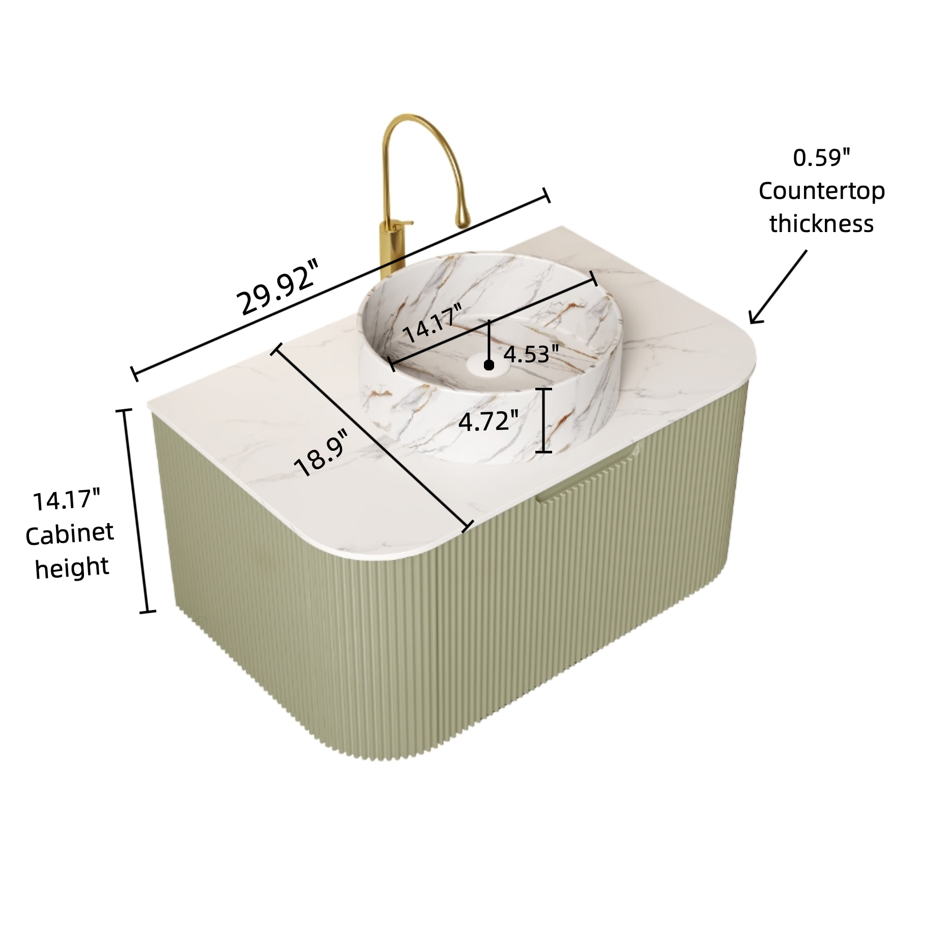 Tahanbath MT2-15S00501 Bath-Vanity-Combo - View #4