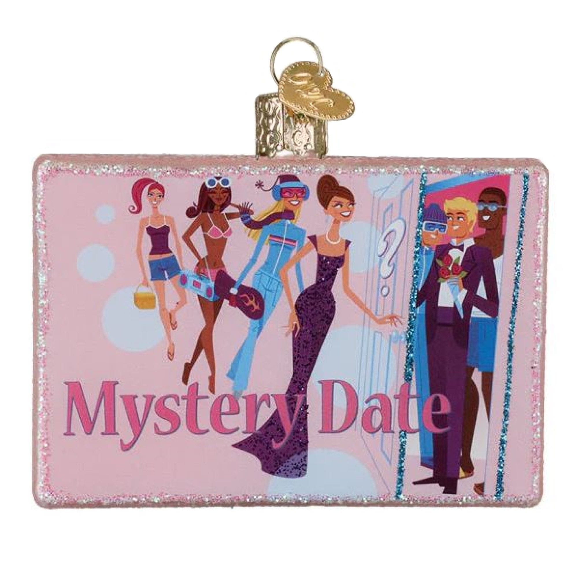 Old World Christmas 729343442512 Blown Glass Ornament for Christmas Tree - Mystery Date