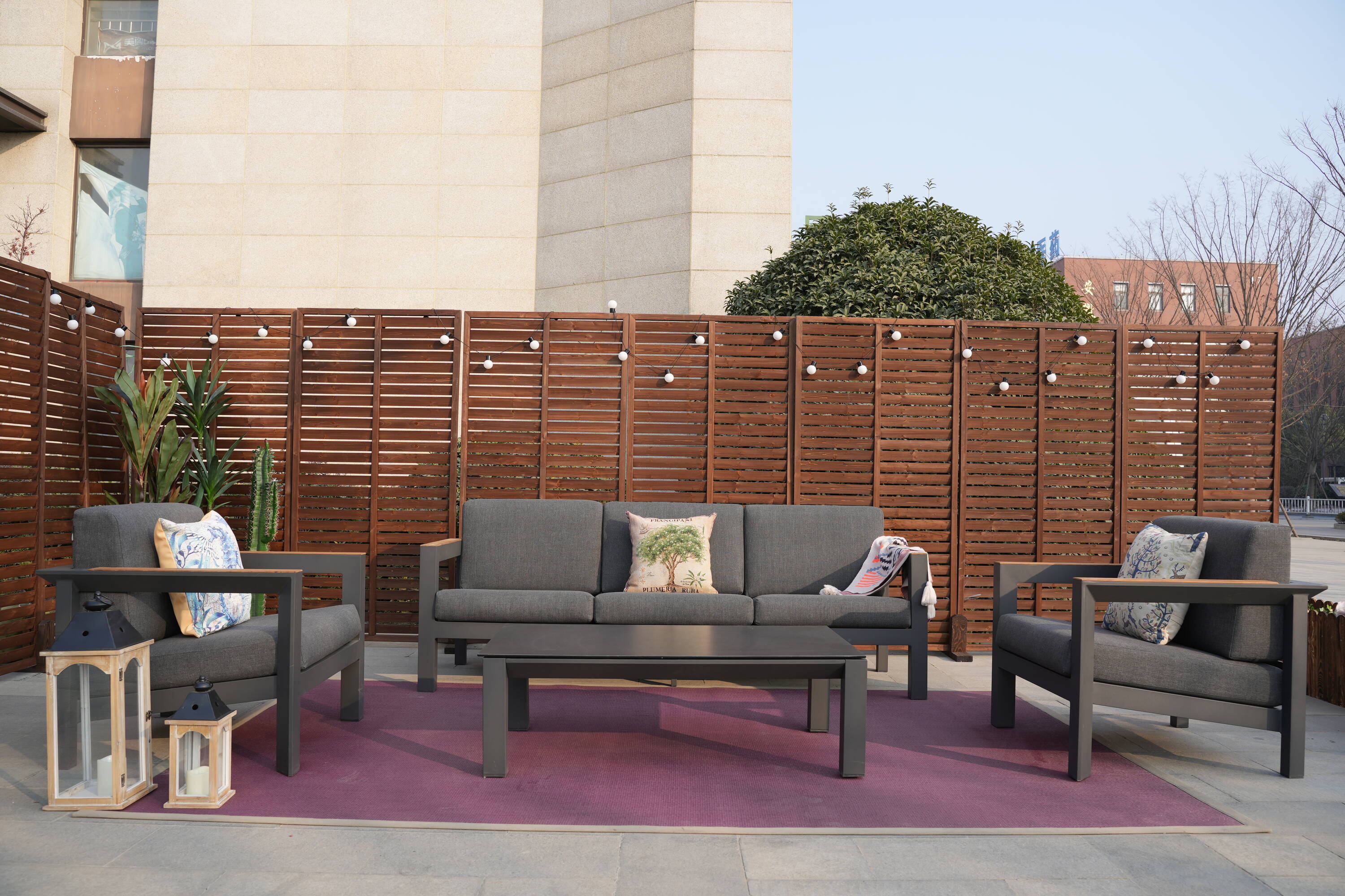 Direct Wicker DWS-2326TS2SC&T Patio-Conversation-Sets - View #4