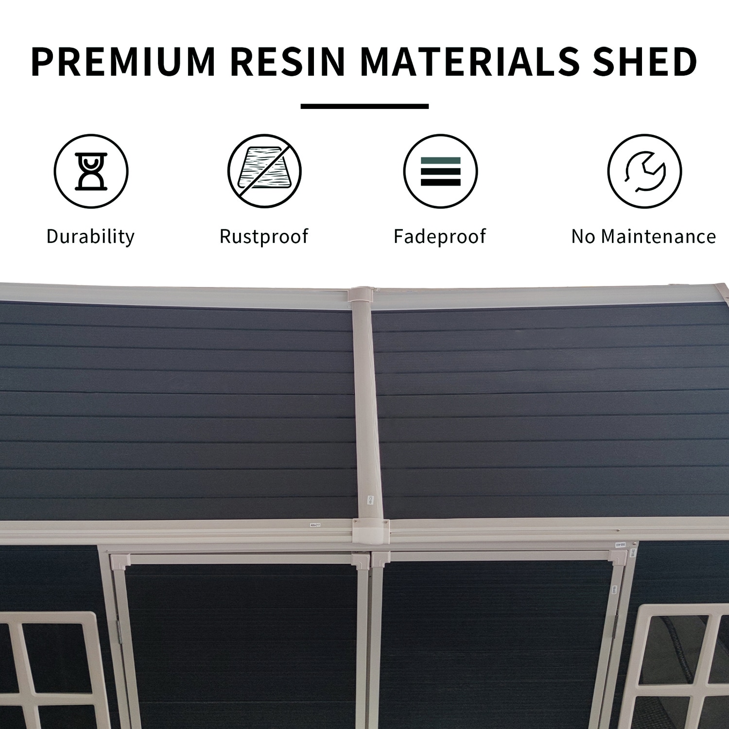 Maincraft D01-OSS28 Vinyl-Resin-Storage-Buildings - View #8