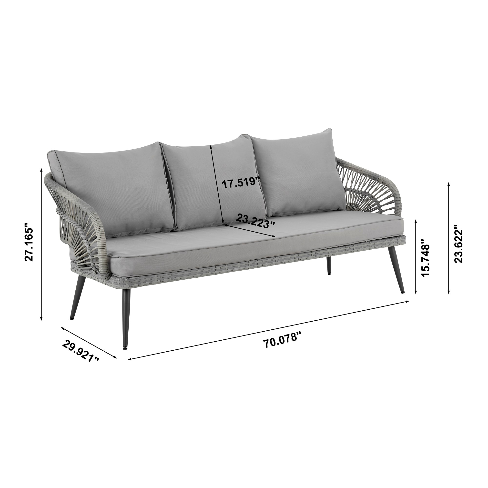 Manhattan Comfort OD-CV015-GY Patio-Conversation-Sets - View #3