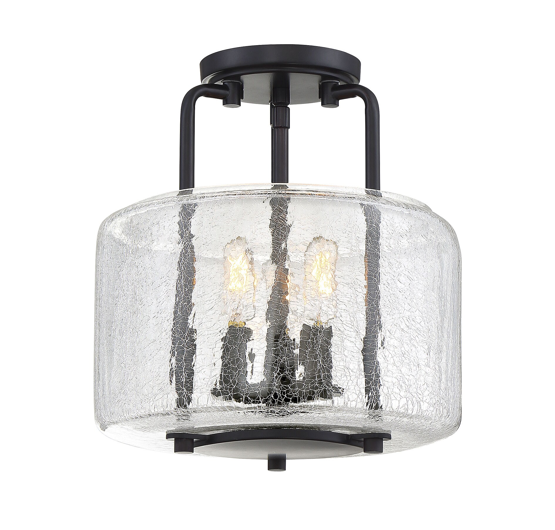  LW-SH636020 3-Light English Bronze Semi-Flush mount light
