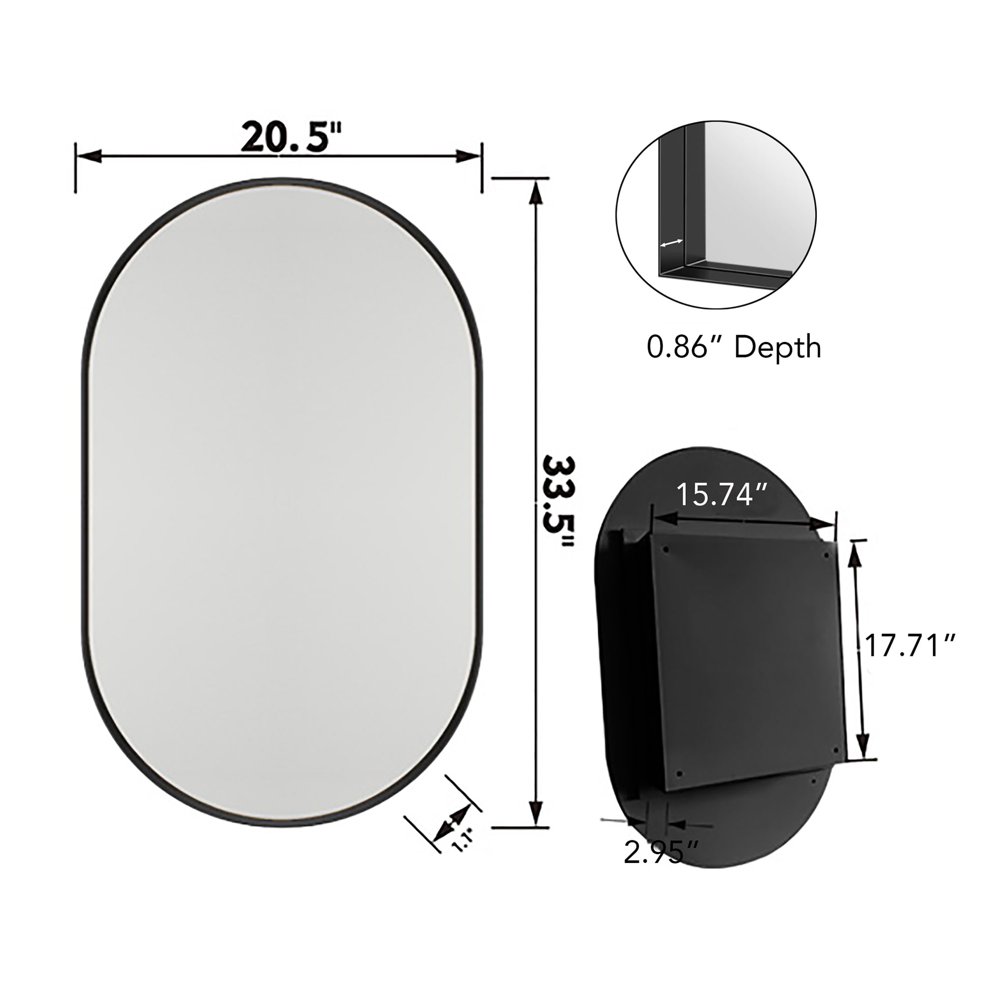 Bybafun YD5200001 Bathroom-Medicine-Cabinets - View #5