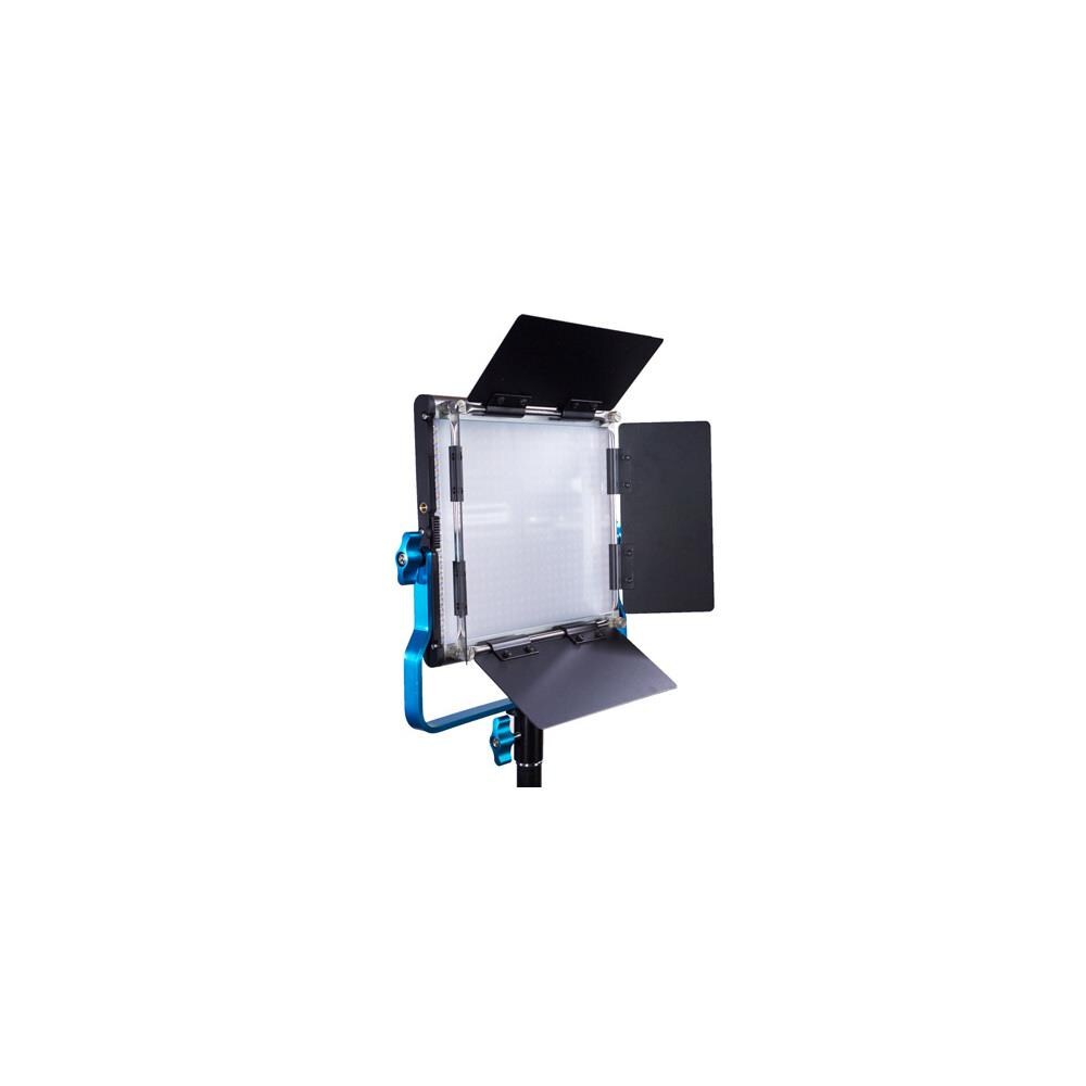  TCNCD342967 Dracast DR-DRSP500B LED500 Silver Series Bi-Color LED Light with V-Mount Battery Plate