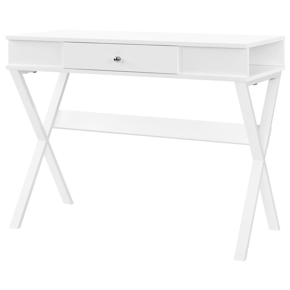 Teamson Home Creative 40-in White Modern/Contemporary Writing Desk in the  Desks department at