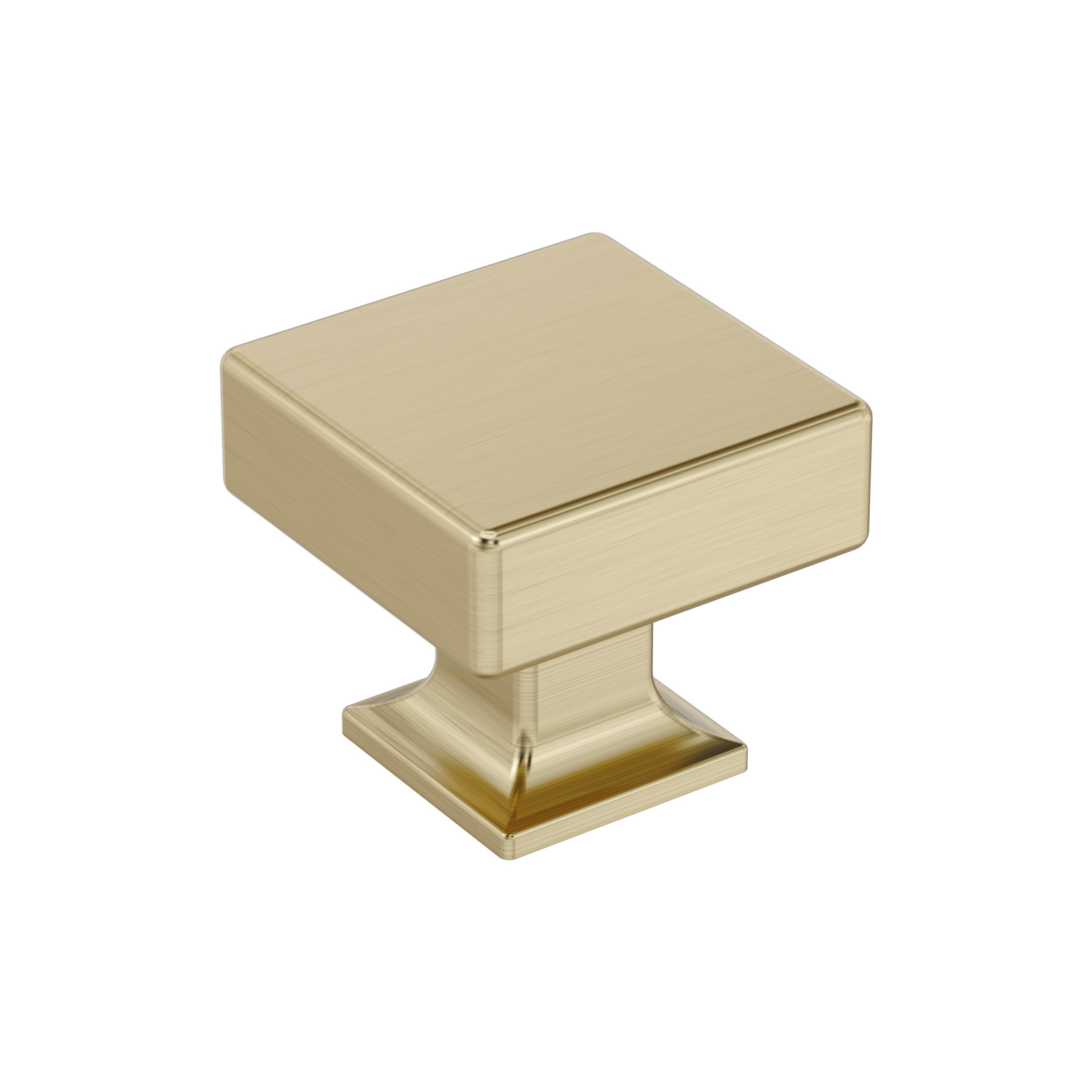 Amerock BP37440BBZ Lintel 1-1/4-in Golden Champagne Square Transitional Cabinet Knob