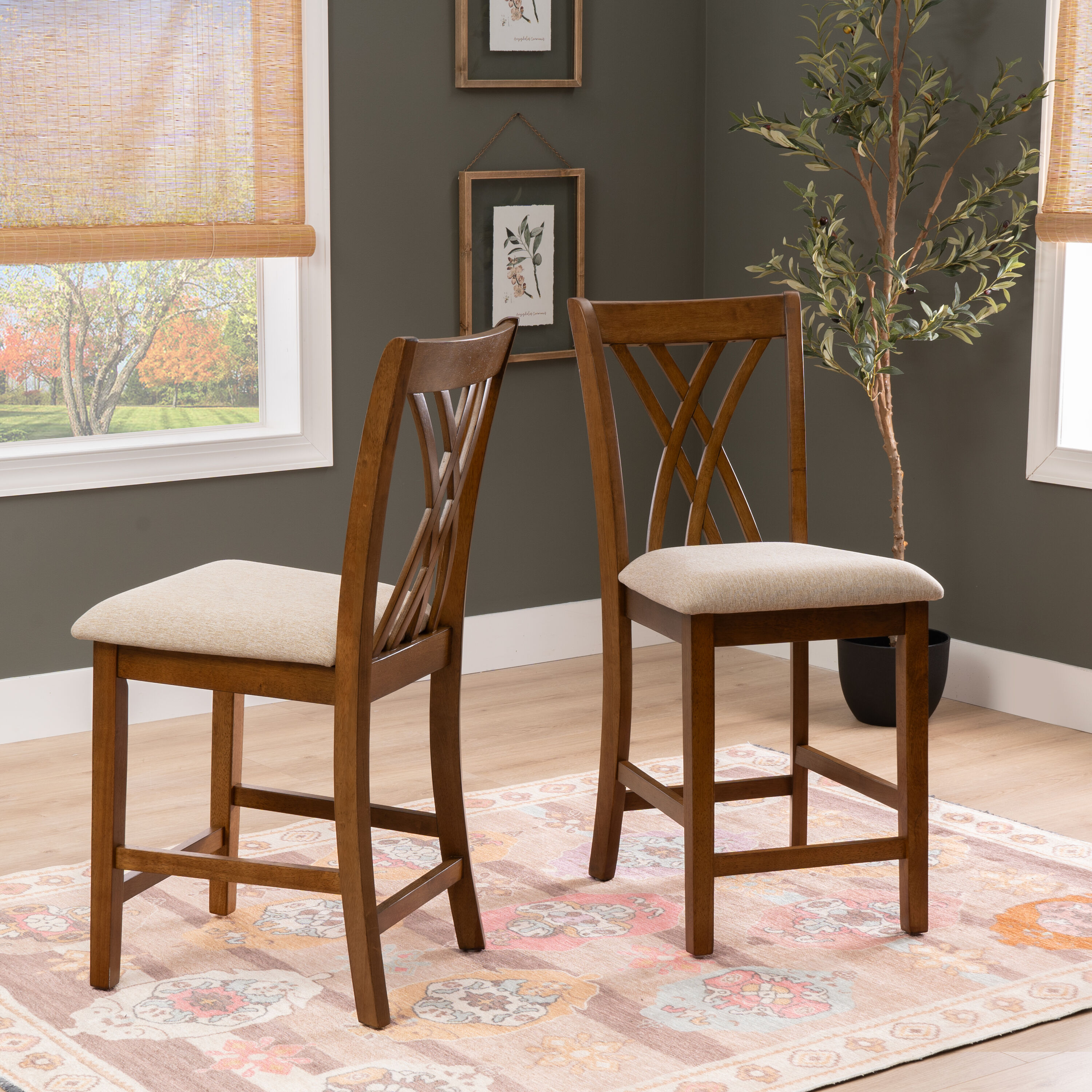 Linon D1092D23CSB stools - View #8