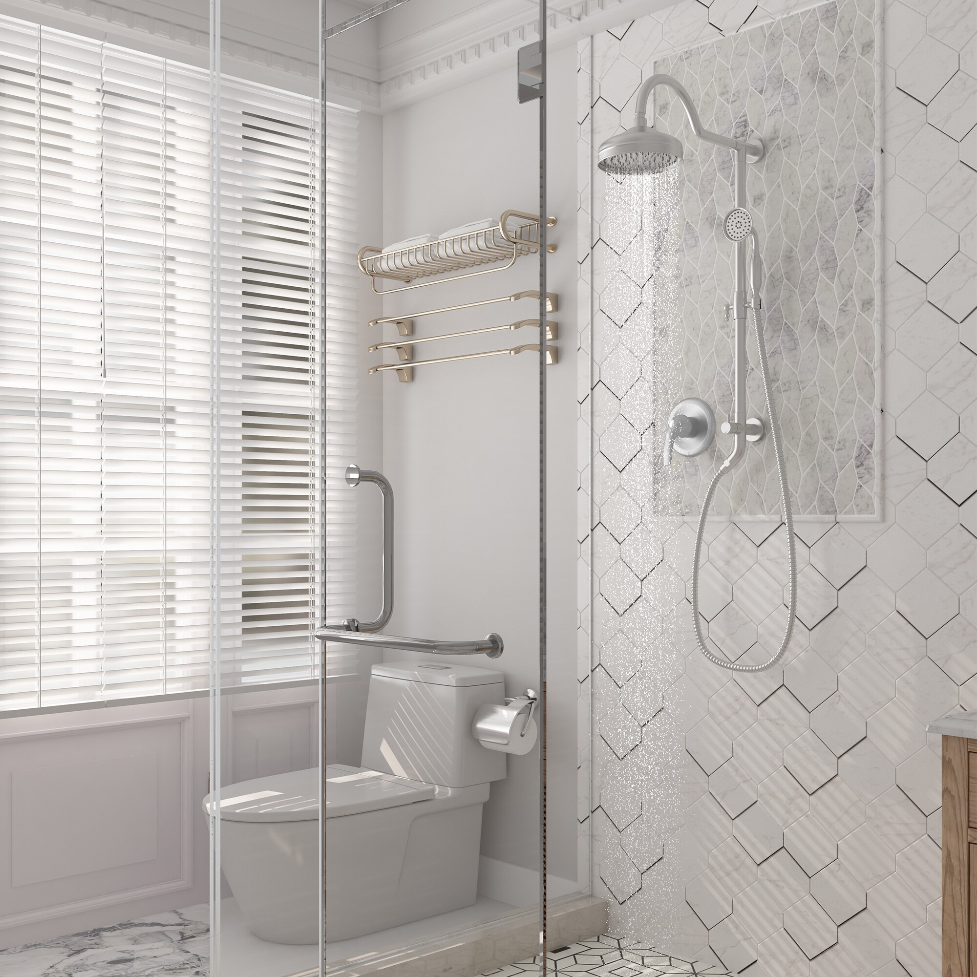 Clihome DG-SS806BG12 Showerhead-Bar-Panels - View #2