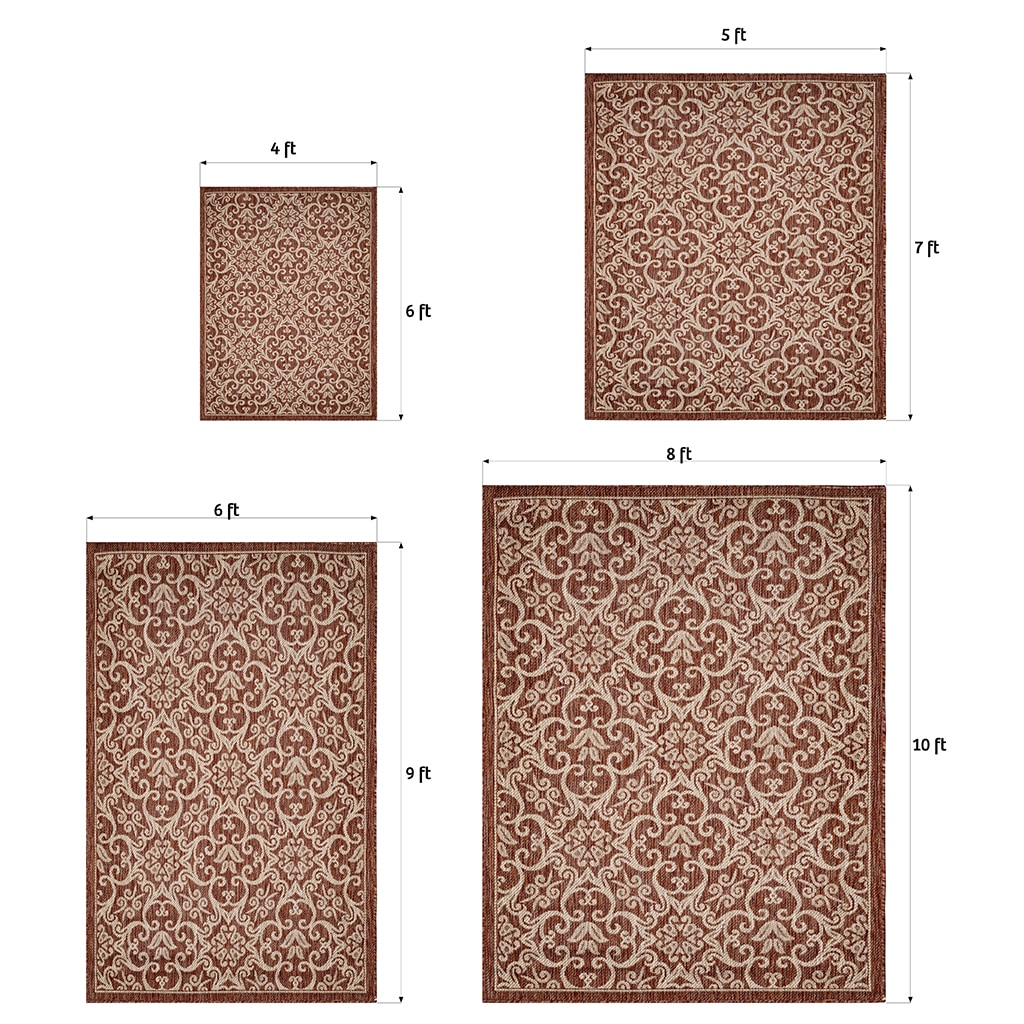 Benissimo O-8X10-RAMSHRN-BRICK rugs - View #8