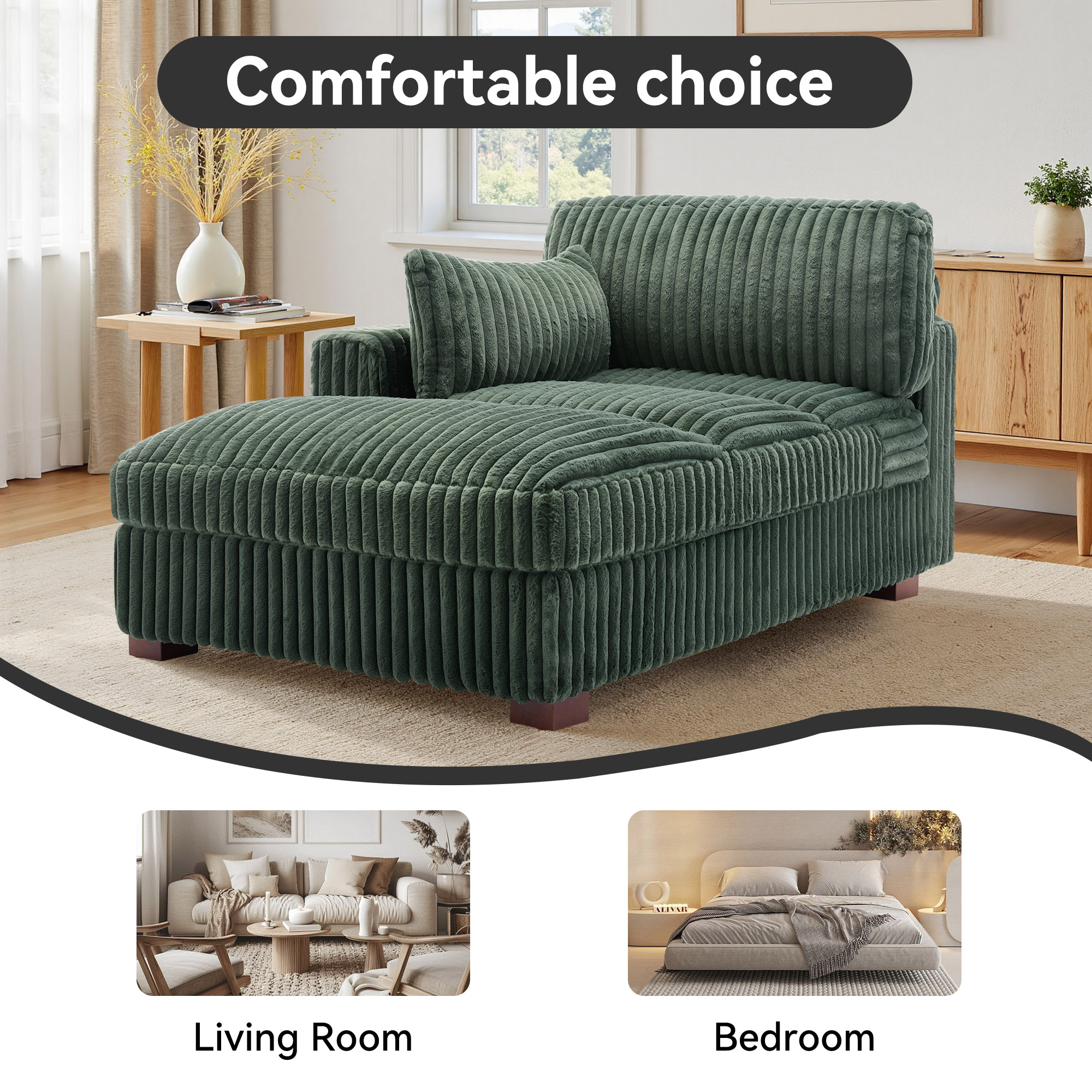 Dreamsidea CS02M GREEN-R-E1 Sofas-Loveseats - View #8
