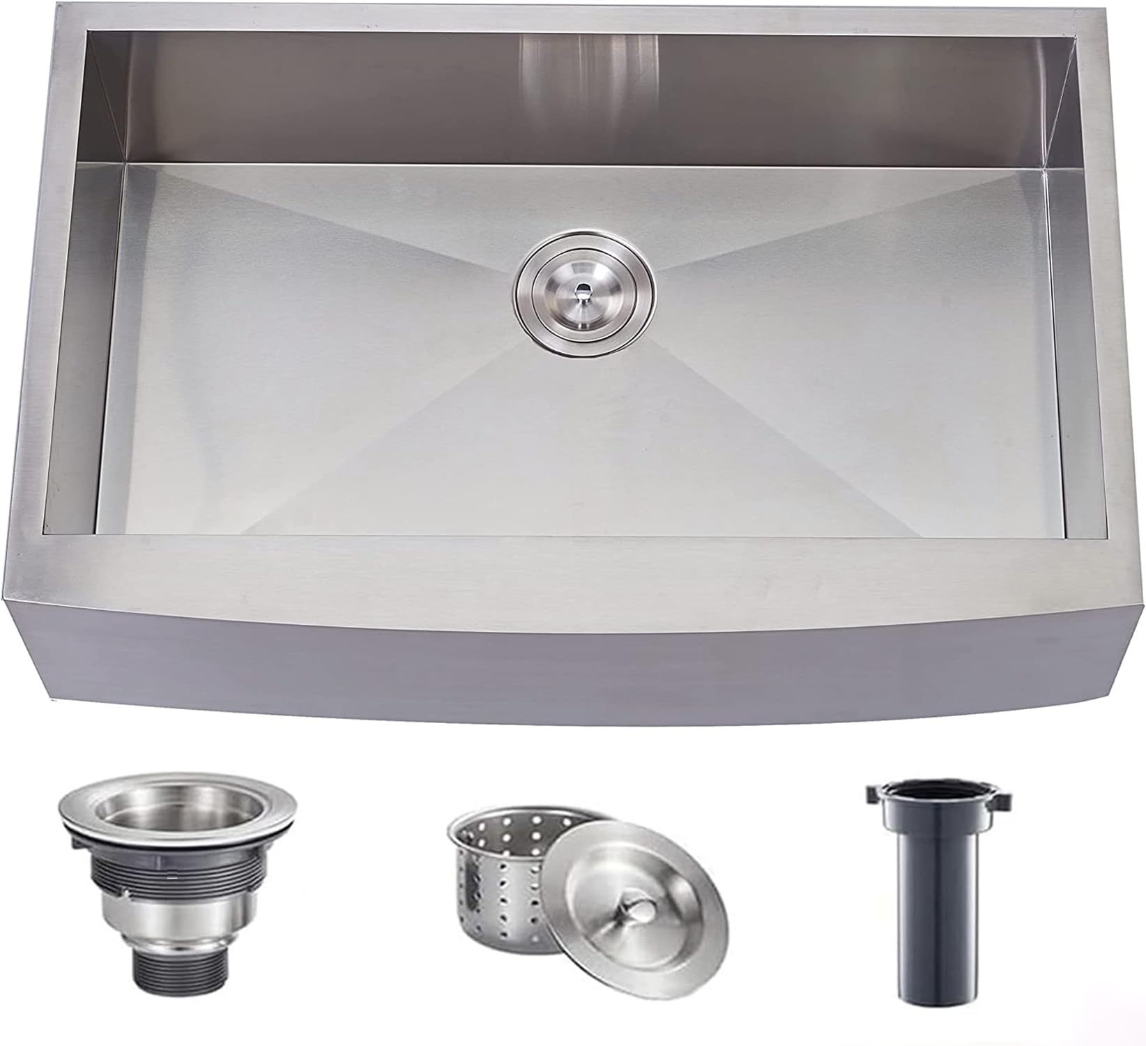 Aoibox 30 in Undermount Single Bowl 16 Gauge Farmhouse Apron Front ...