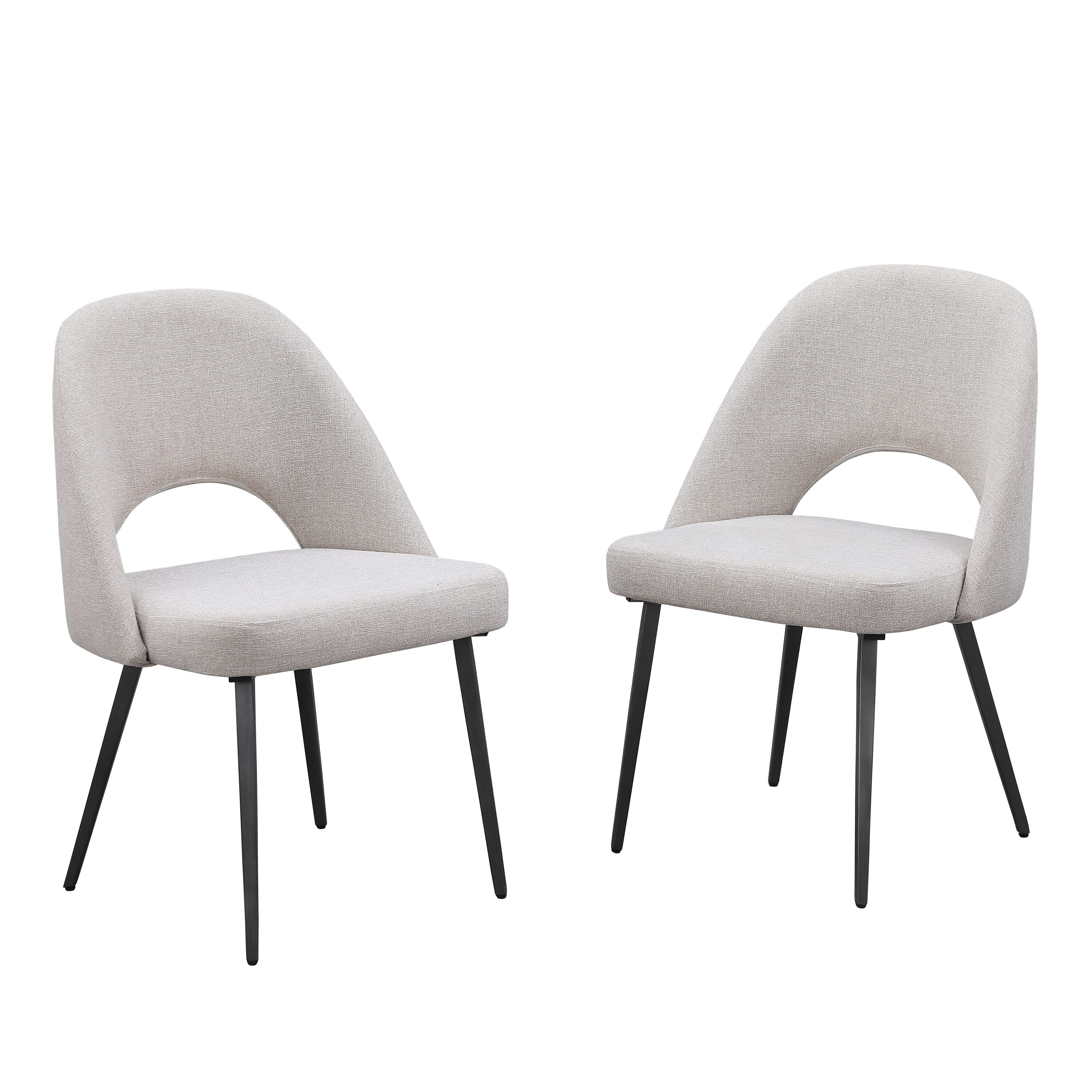 FARATI D2004DC-BEIGE Dining-Chairs - View #2