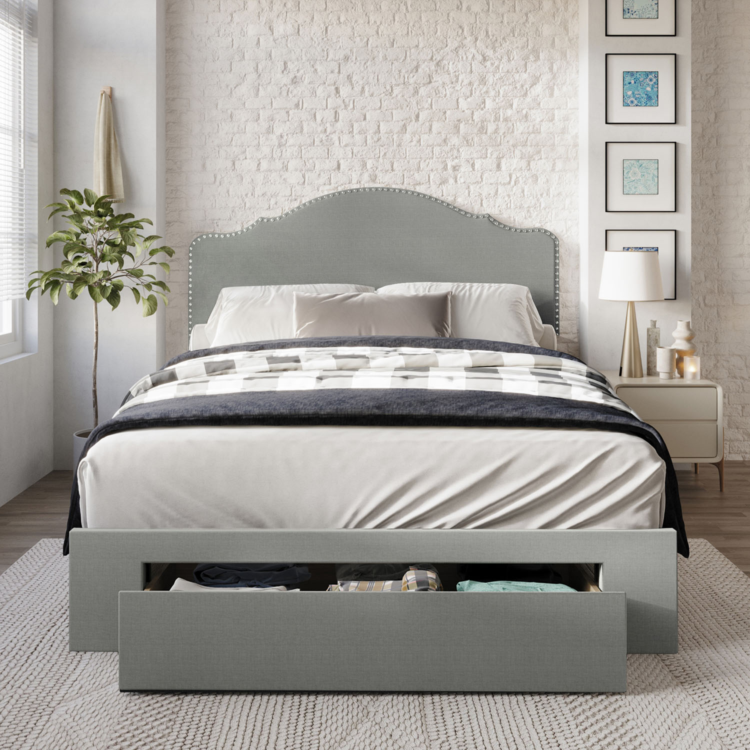 CasePiece C8363KUBS-LGY-LN beds - View #2