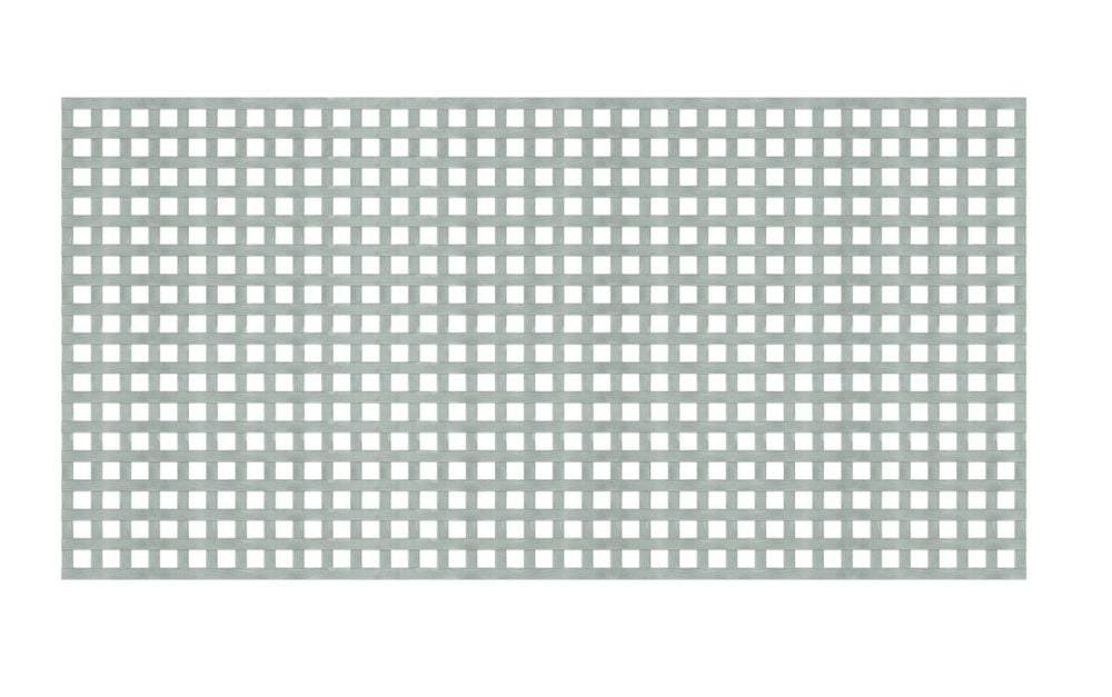 Deckorators 276461 1/8-in x 48-in x 8-ft Natural Plastic Privacy Lattice
