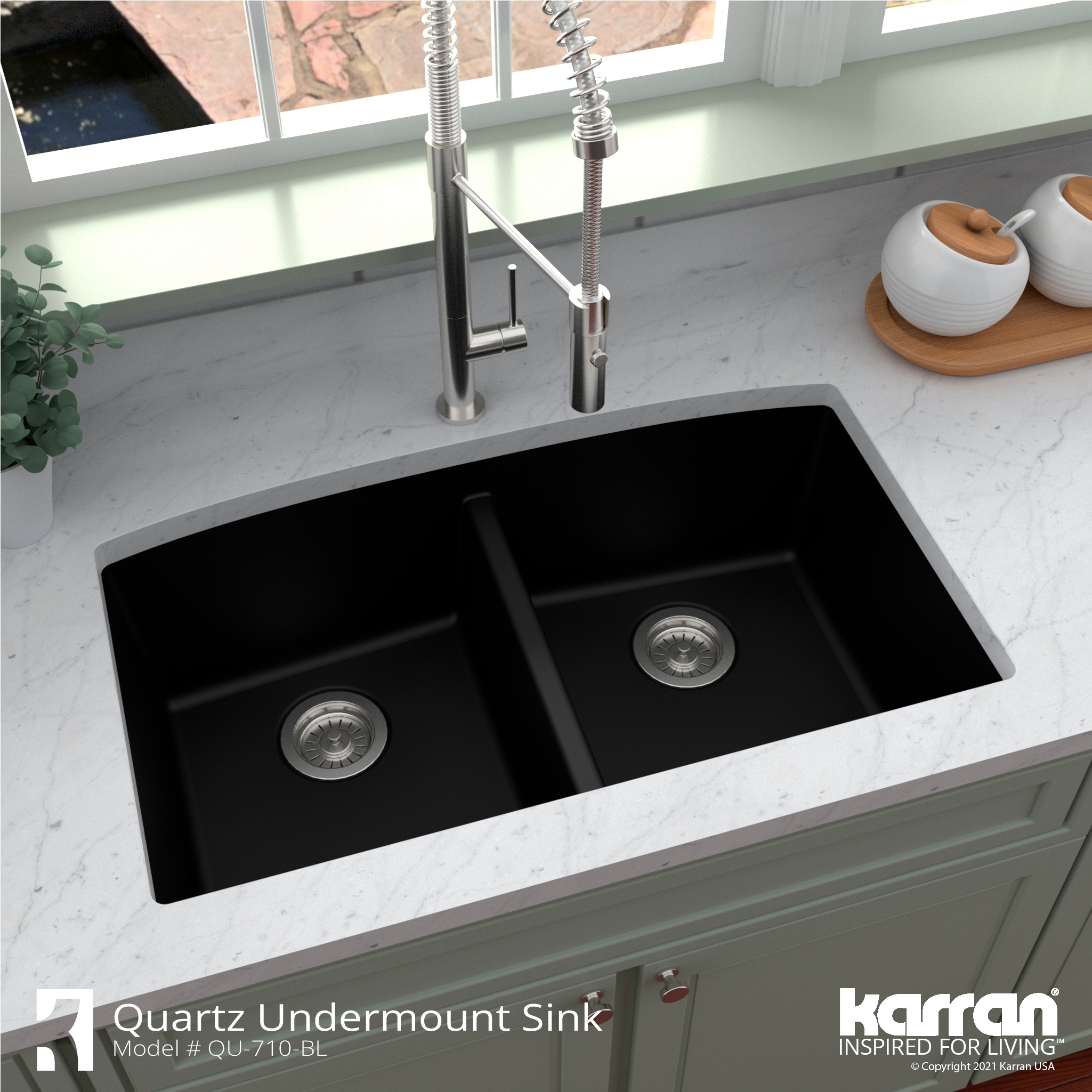 Karran QU-710-BL Kitchen-Sinks - View #6