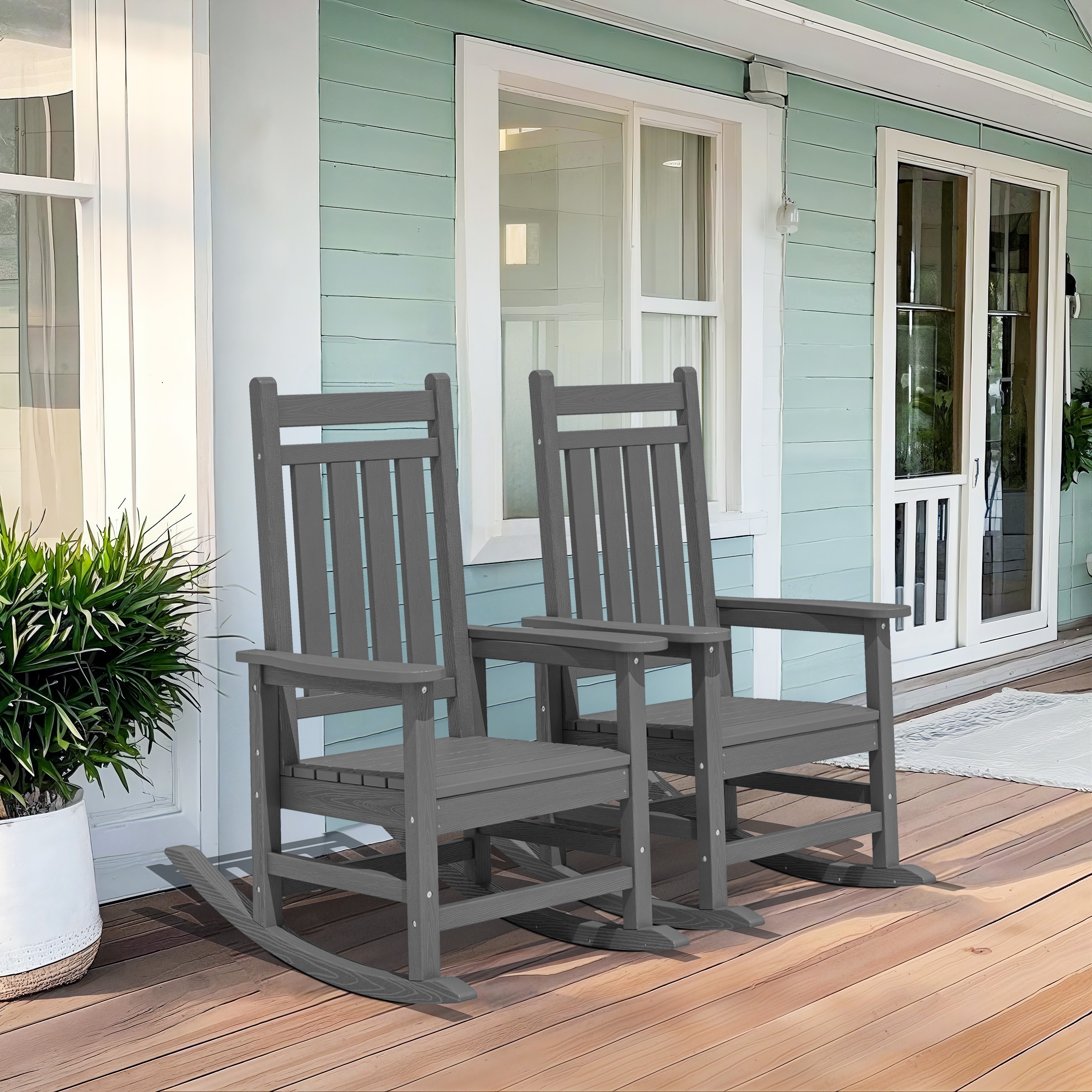 JEAREY TRGY02-GY Patio-Chairs - View #2