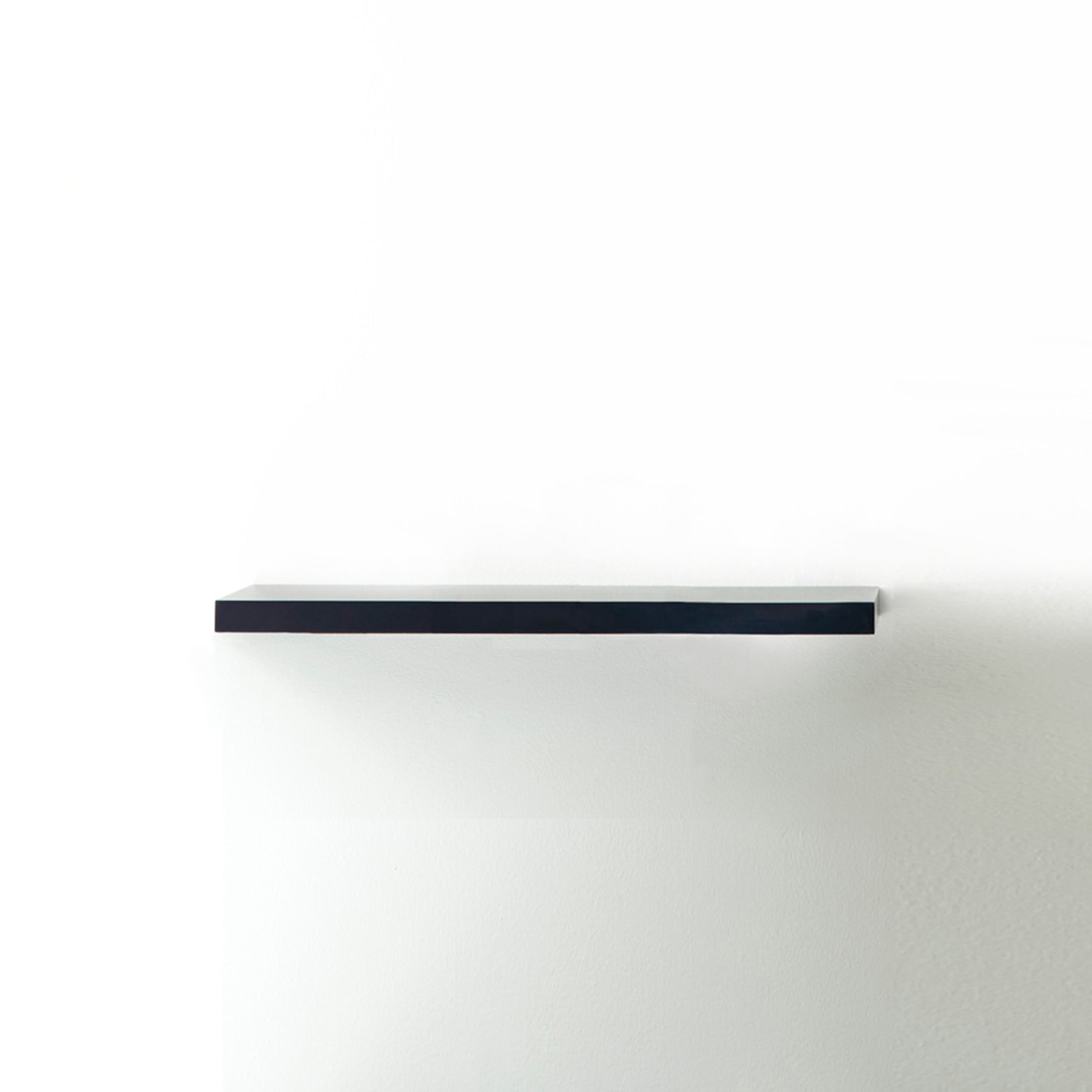 Origin 21 9481167 23.6-in L x 7.8-in D x 1.5-in H Black MDF Rectangular Floating shelf