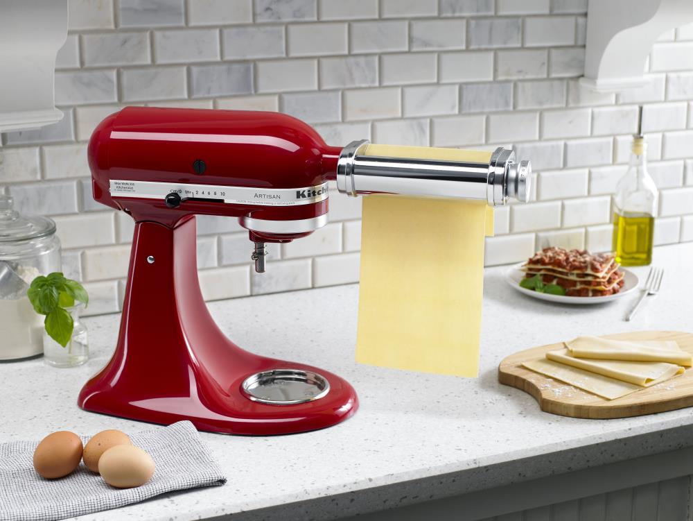 KitchenAid Residential Stainless Steel Pasta Roller Attachment at